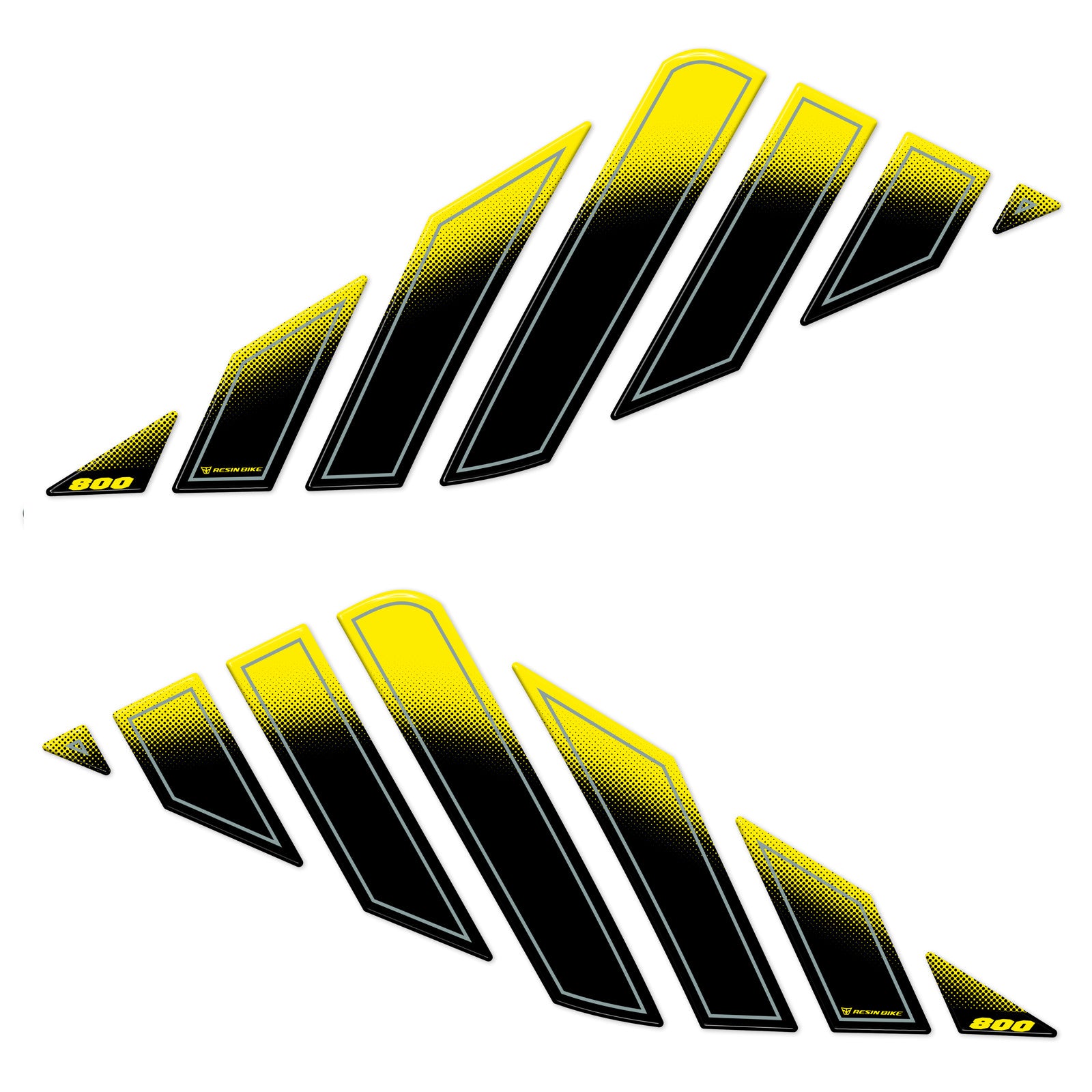 Resin Bike 3D Motorcycle Stickers - Tank Sides | Suzuki V-Strom 800DE 2023>2024 RB-1000731600004 - Pyramid Motorcycle Accessories