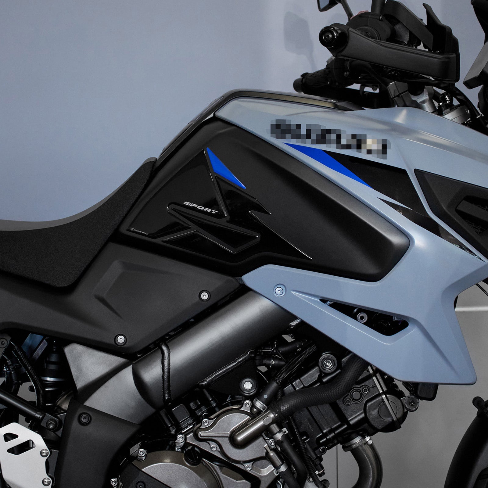 Resin Bike 3D Motorcycle Stickers - Tank Sides | Suzuki V-Strom 1050SE 2023>2025 - Pyramid Motorcycle Accessories