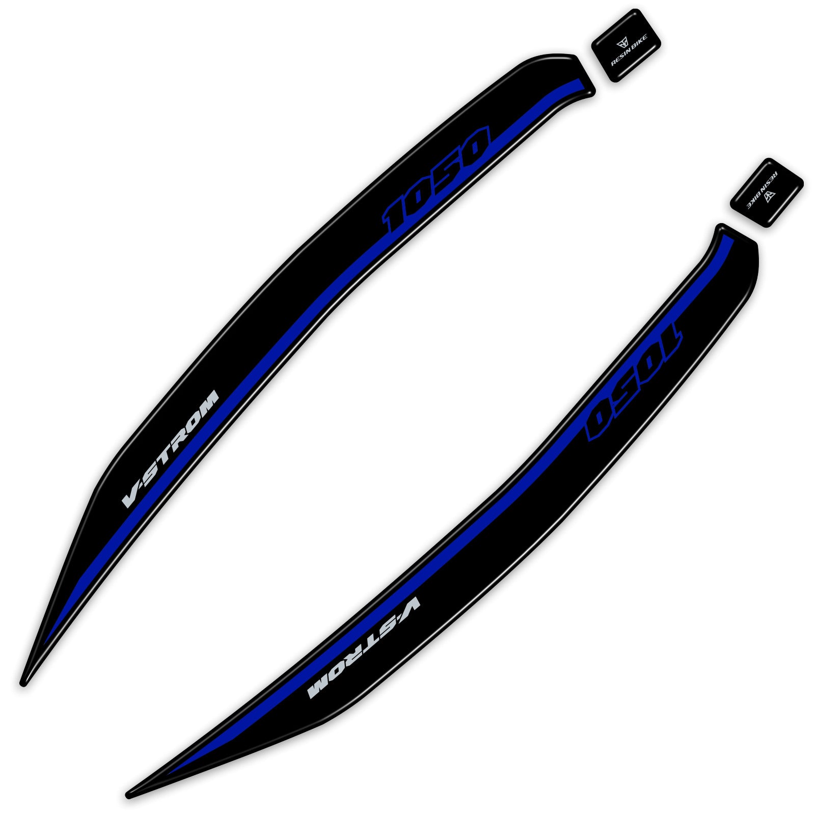 Resin Bike 3D Motorcycle Stickers - Passenger Handles | Suzuki V-Strom 1050SE / DE 2023>2025 - Pyramid Motorcycle Accessories