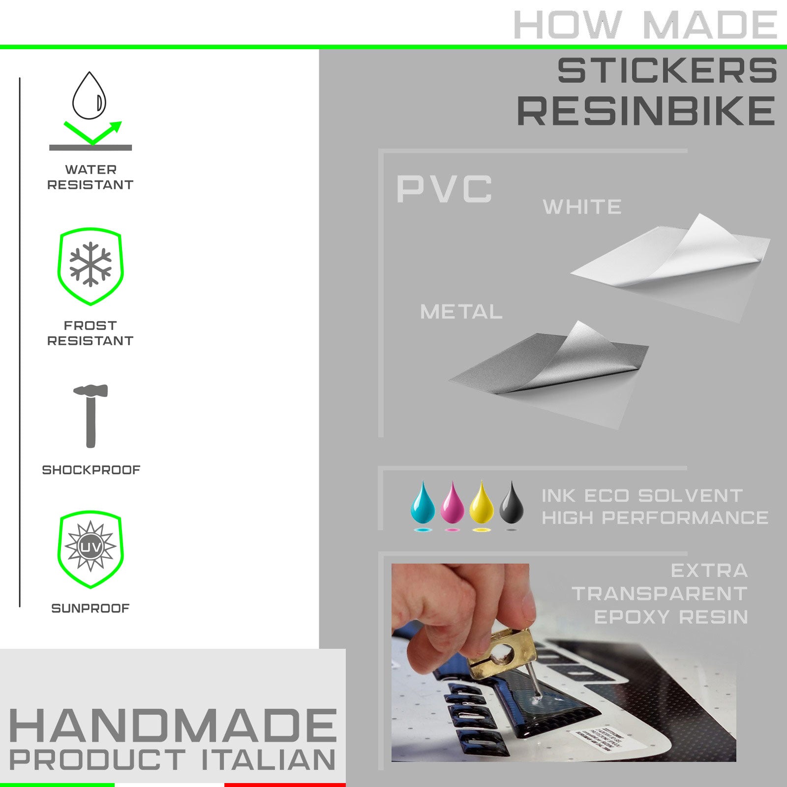 Resin Bike 3D Motorcycle Stickers - Beak | QJMotor SRT 700 X 2024>2025 - Pyramid Motorcycle Accessories