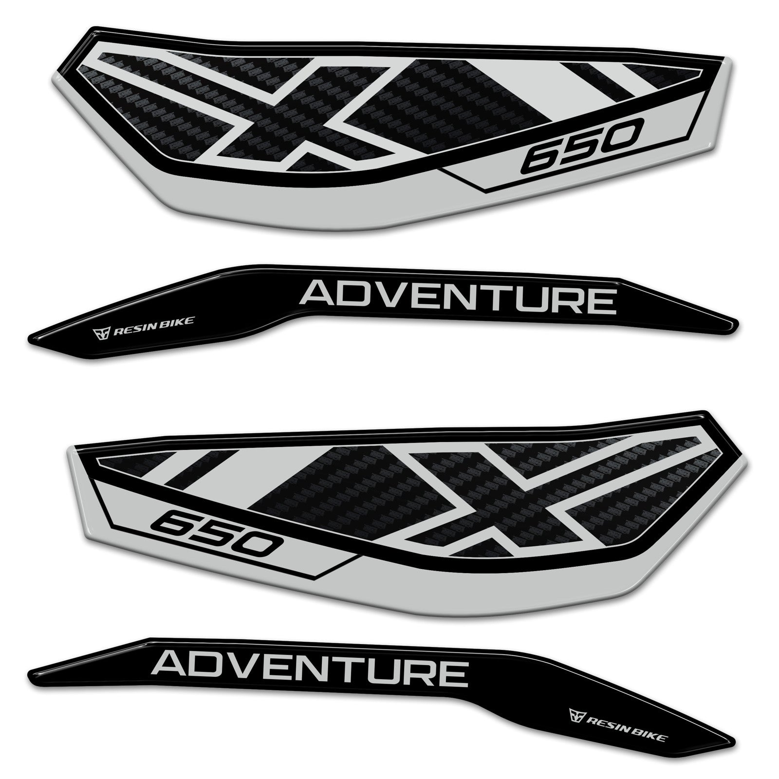 Resin Bike 3D Motorcycle Stickers - Handguards | QJMotor SVT 650 X 2024>Current - Pyramid Motorcycle Accessories