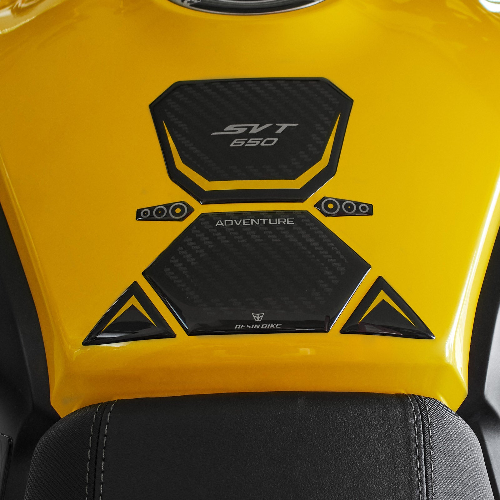 Resin Bike 3D Motorcycle Stickers - Full Kit | QJMotor SVT 650 X 2024>Current - Pyramid Motorcycle Accessories