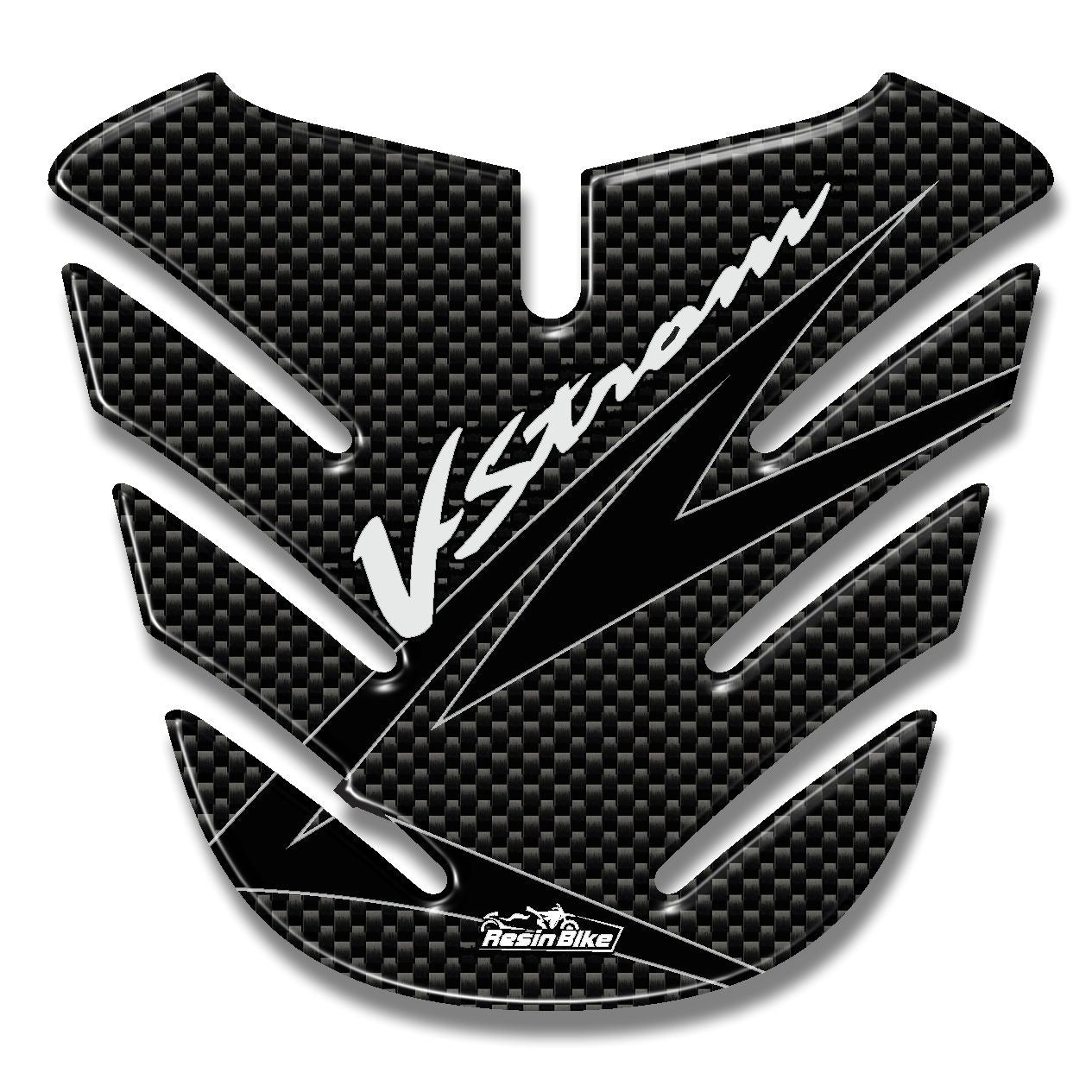 Resin Bike 3D Motorcycle Stickers - Tank Pad | Suzuki V-Strom 1000, V-Strom 1000DL 2002>2016 - Pyramid Motorcycle Accessories