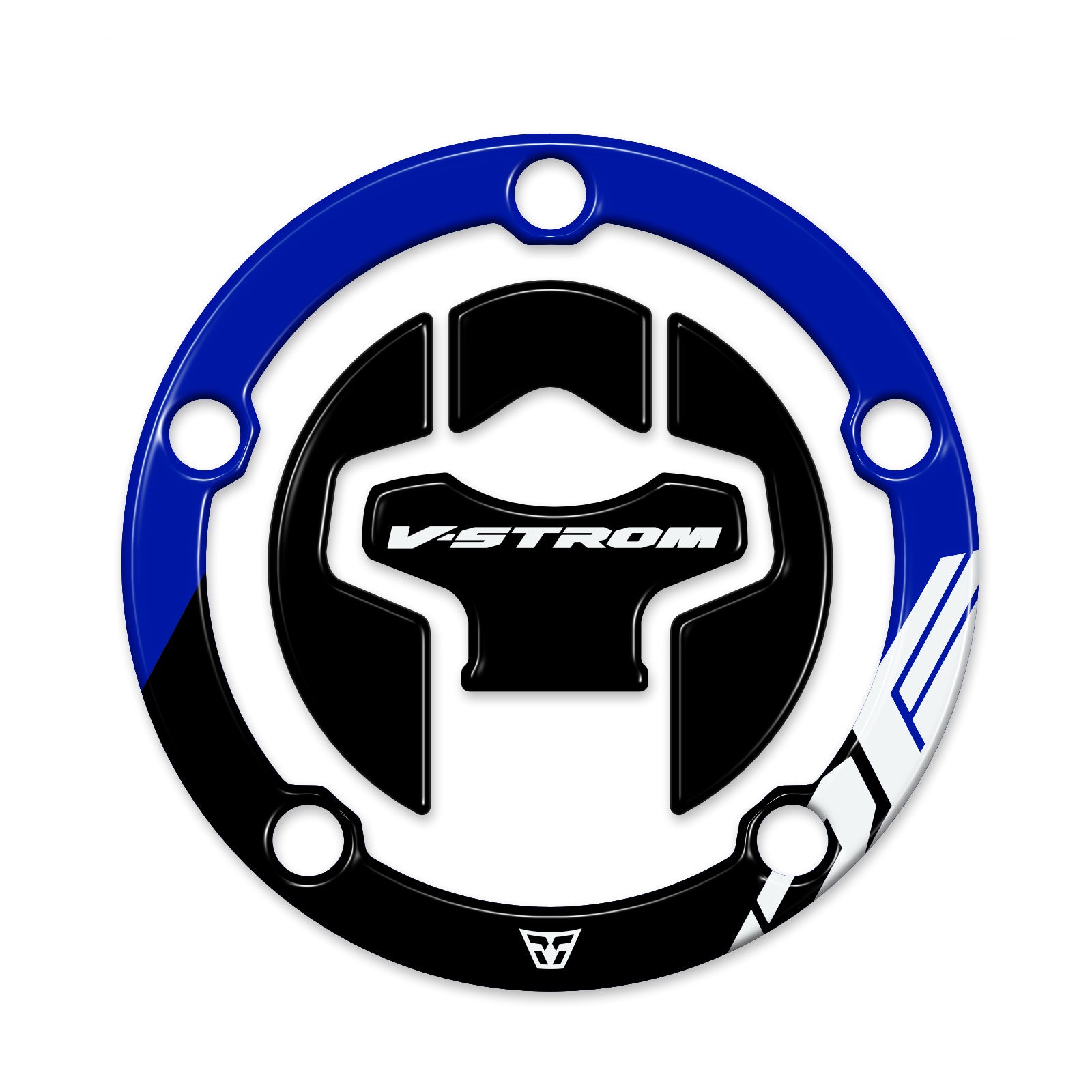 Resin Bike 3D Motorcycle Stickers - Fuel Cap | Suzuki V-Strom 1050DE 2023>2024 - Pyramid Motorcycle Accessories