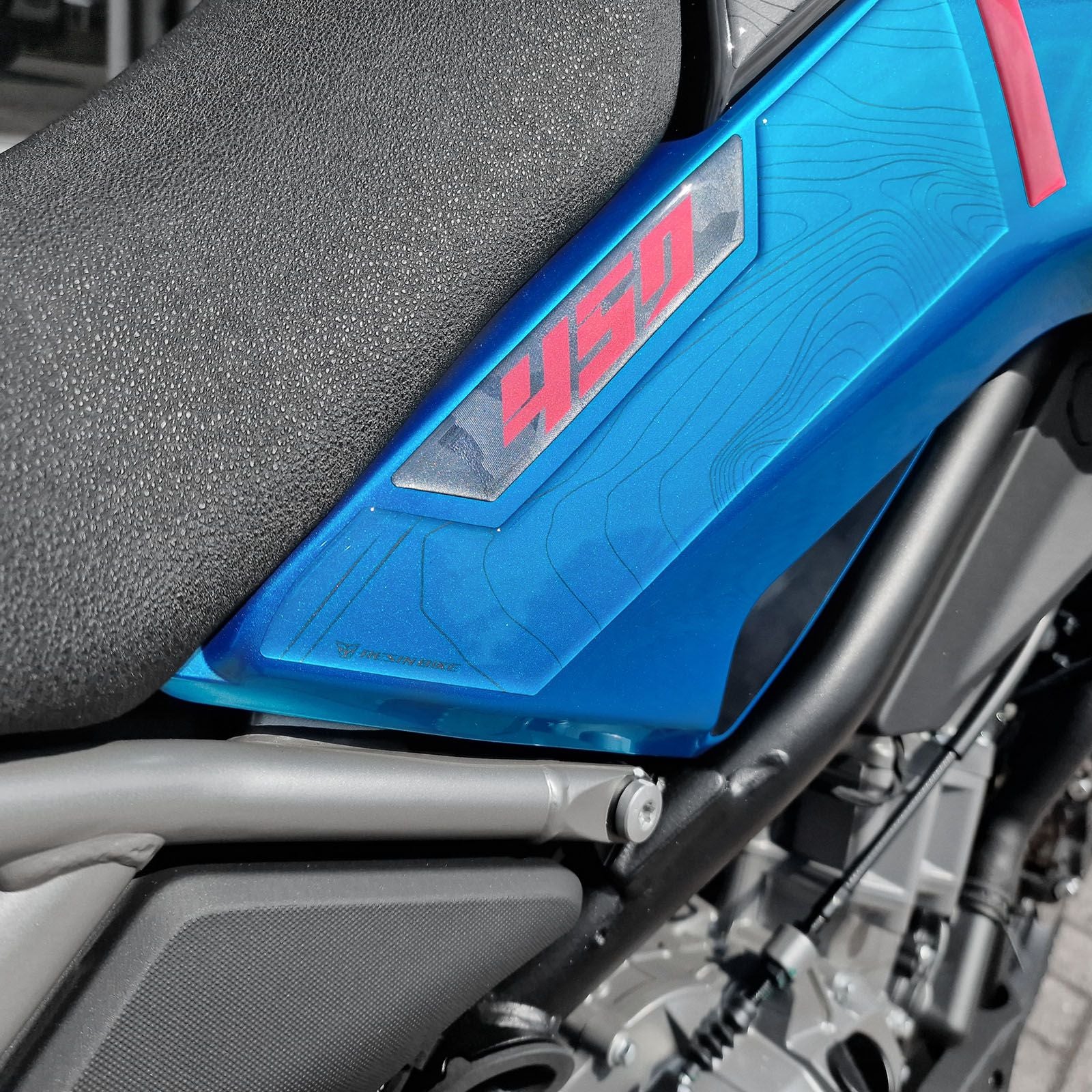 Resin Bike 3D Motorcycle Stickers - Tank Sides | CFMoto 450MT 2023>2026 RB-1000737500001 - Pyramid Motorcycle Accessories
