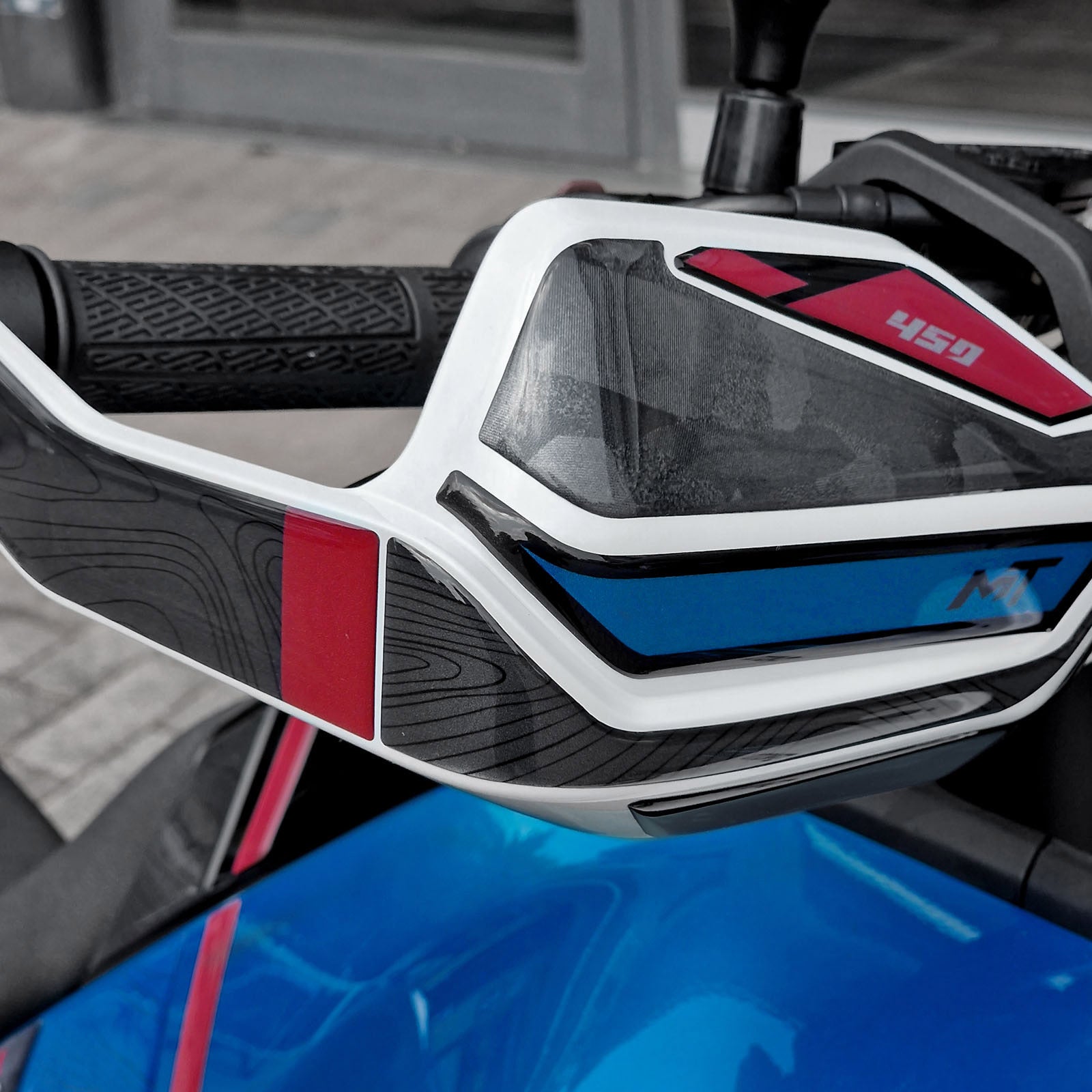 Resin Bike 3D Motorcycle Stickers - Handguards | CFMoto 450MT 2023>2026 RB-1000737700005 - Pyramid Motorcycle Accessories