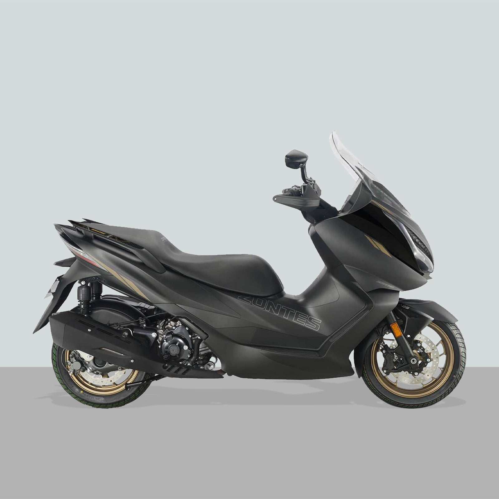 Resin Bike 3D Motorcycle Stickers - Basic Kit | Zontes ZT350E 2023>2026 - Pyramid Motorcycle Accessories
