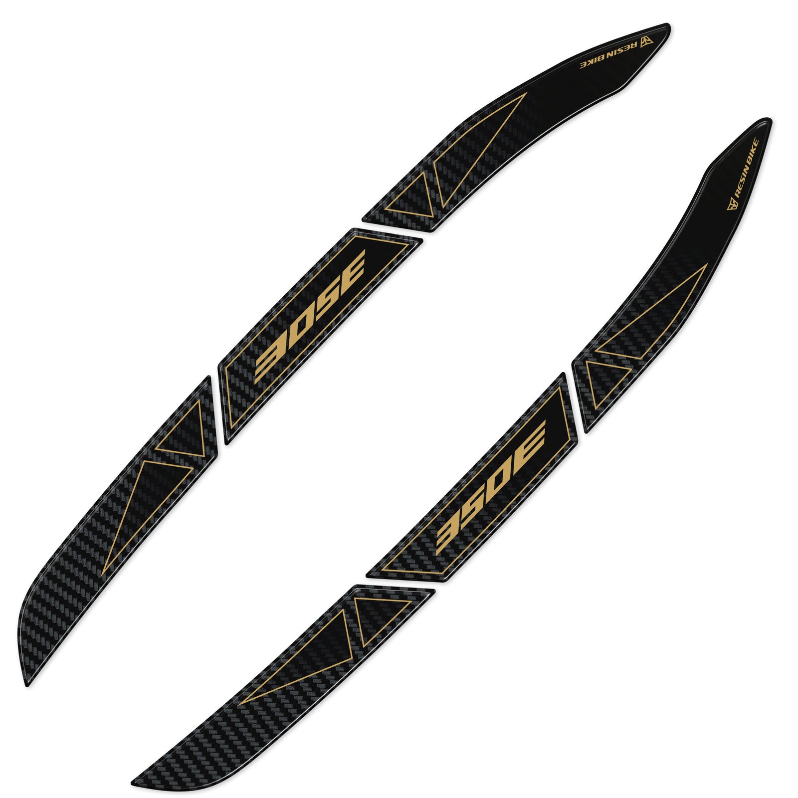 Resin Bike 3D Motorcycle Stickers - Passenger Handles | Zontes ZT350E 2023>2026 RB-1000729300008 - Pyramid Motorcycle Accessories
