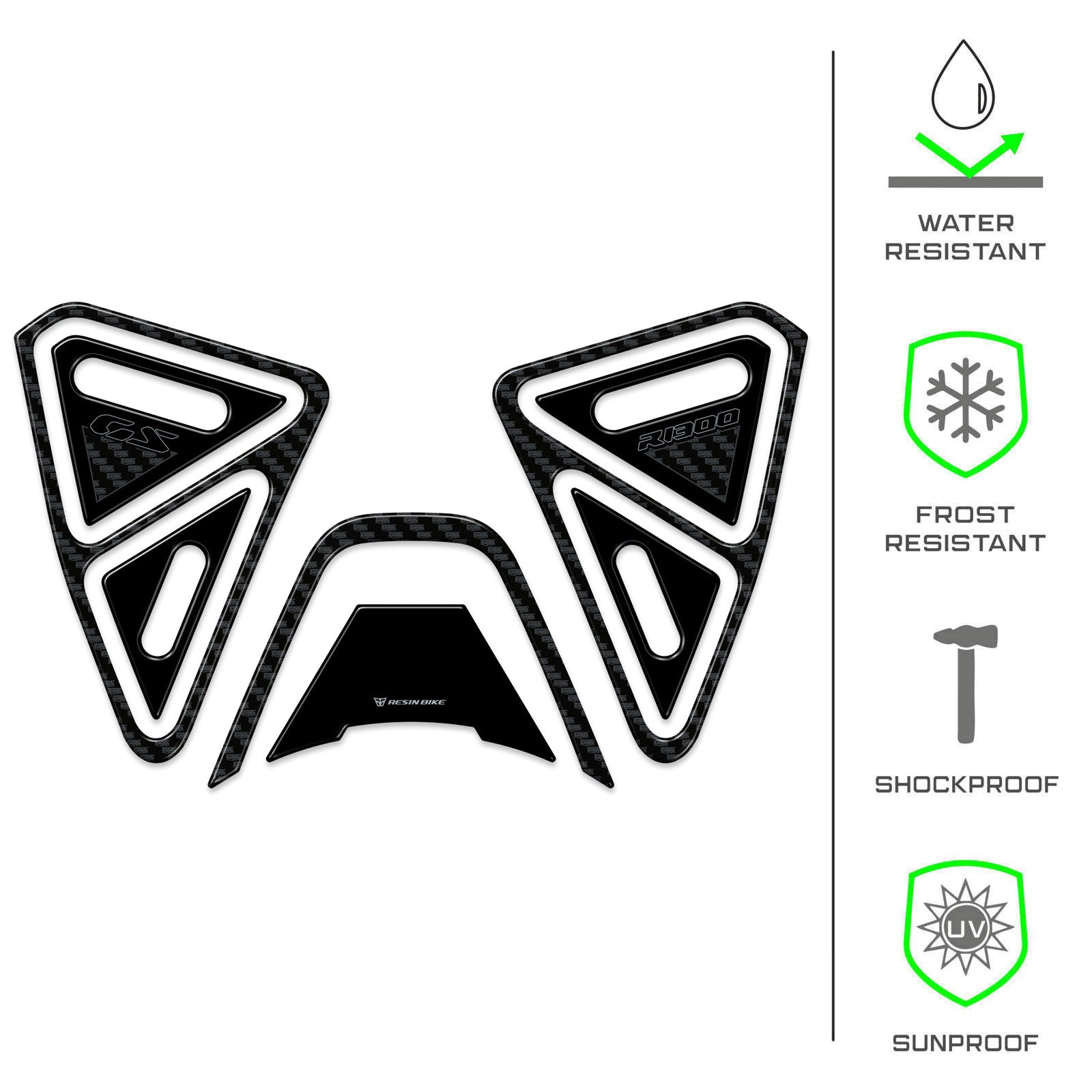 Resin Bike 3D Motorcycle Stickers - Key Area | BMW R 1300 GS 2023>2026 RB-1000694700001 - Pyramid Motorcycle Accessories