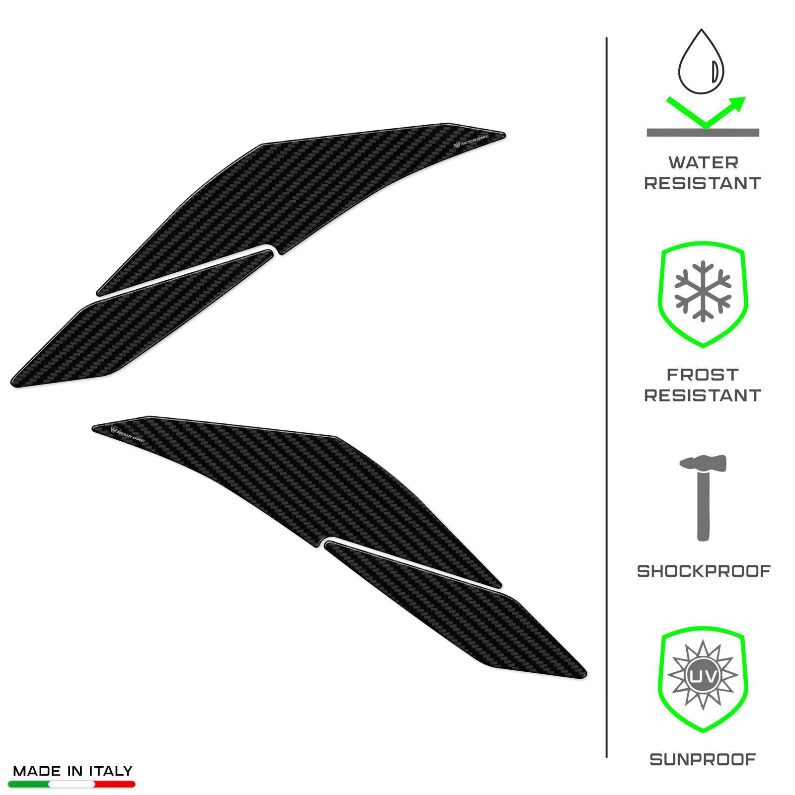 Resin Bike 3D Motorcycle Stickers - Frame Guard | BMW R 1300 GS 2023>2025 - Pyramid Motorcycle Accessories