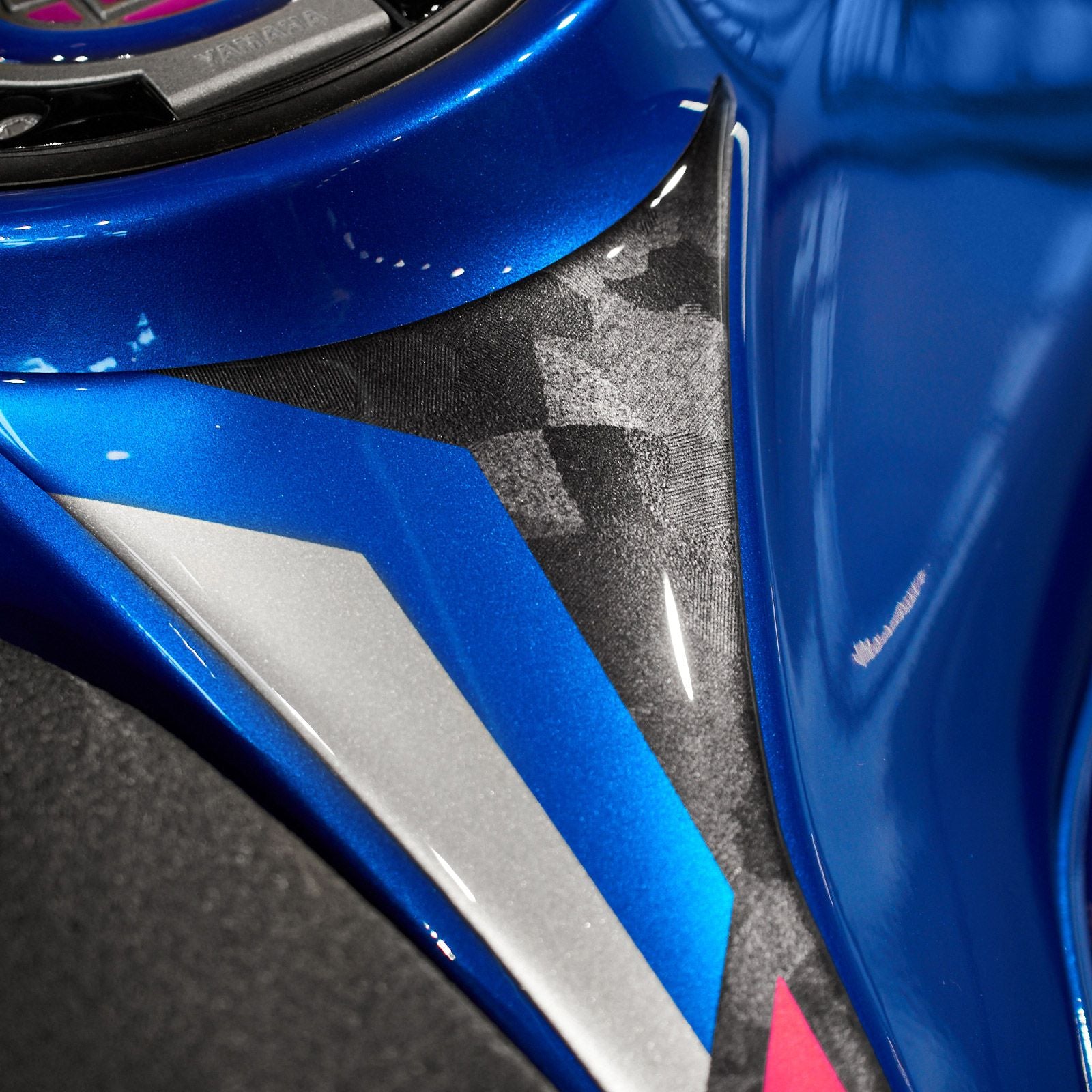 Resin Bike 3D Motorcycle Stickers - Tank Pad | Yamaha Tenere 700 World Rally 2024>2025 - Pyramid Motorcycle Accessories