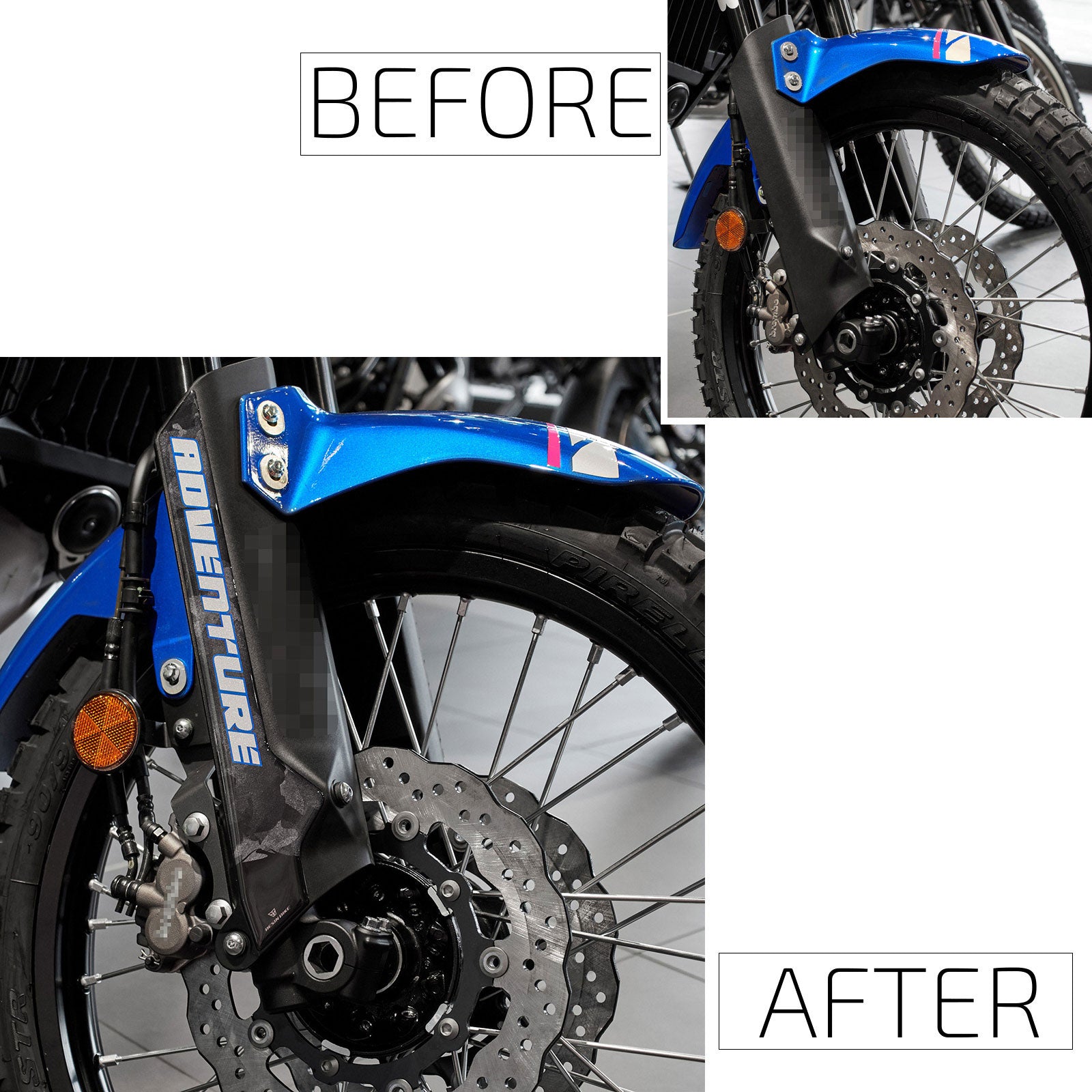 Resin Bike 3D Motorcycle Stickers - Side Panels | Yamaha Tenere 700 World Rally 2024>2025 RB-1000740700009 - Pyramid Motorcycle Accessories