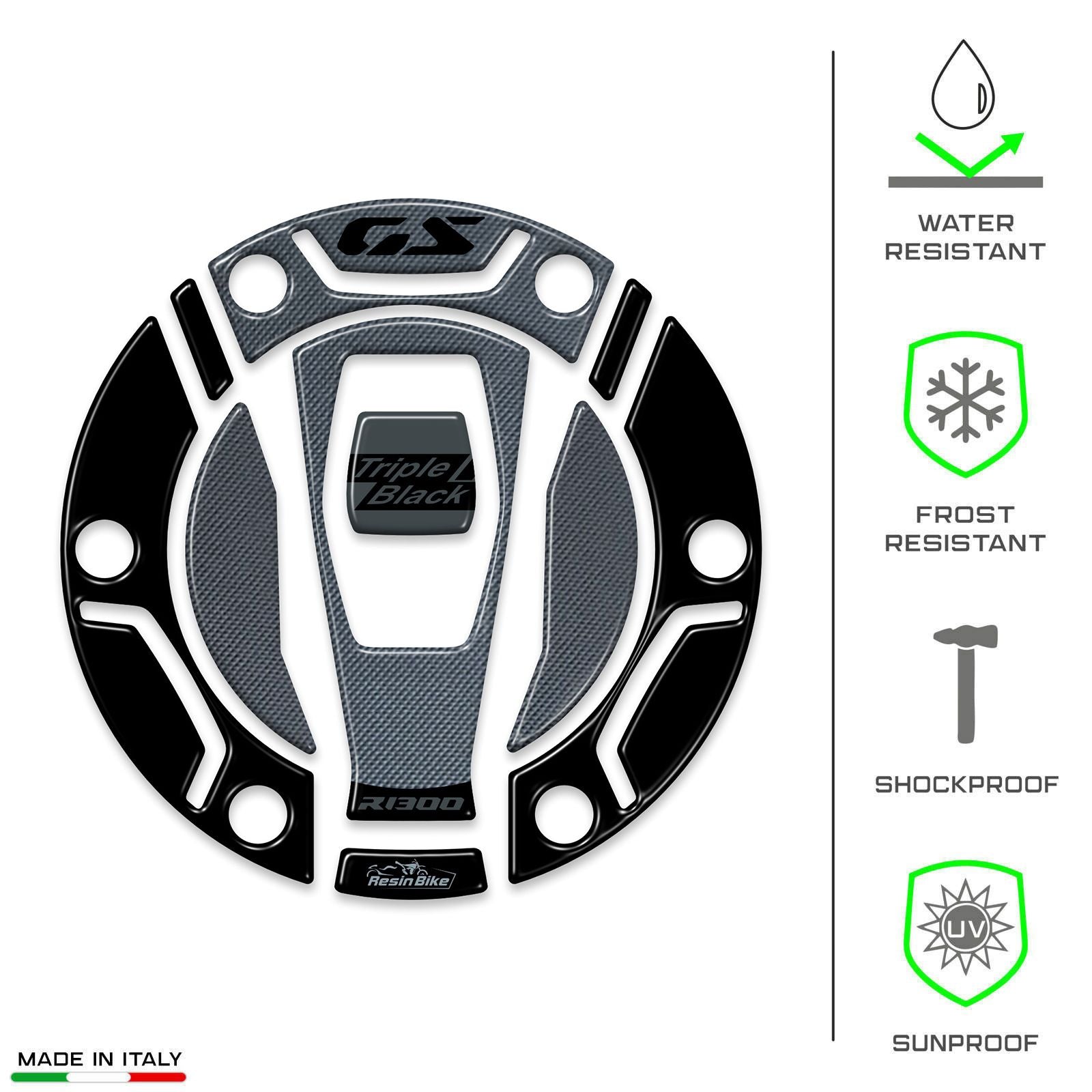 Resin Bike 3D Motorcycle Stickers - Fuel Cap | BMW R 1300 GS 2023>2026 - Pyramid Motorcycle Accessories