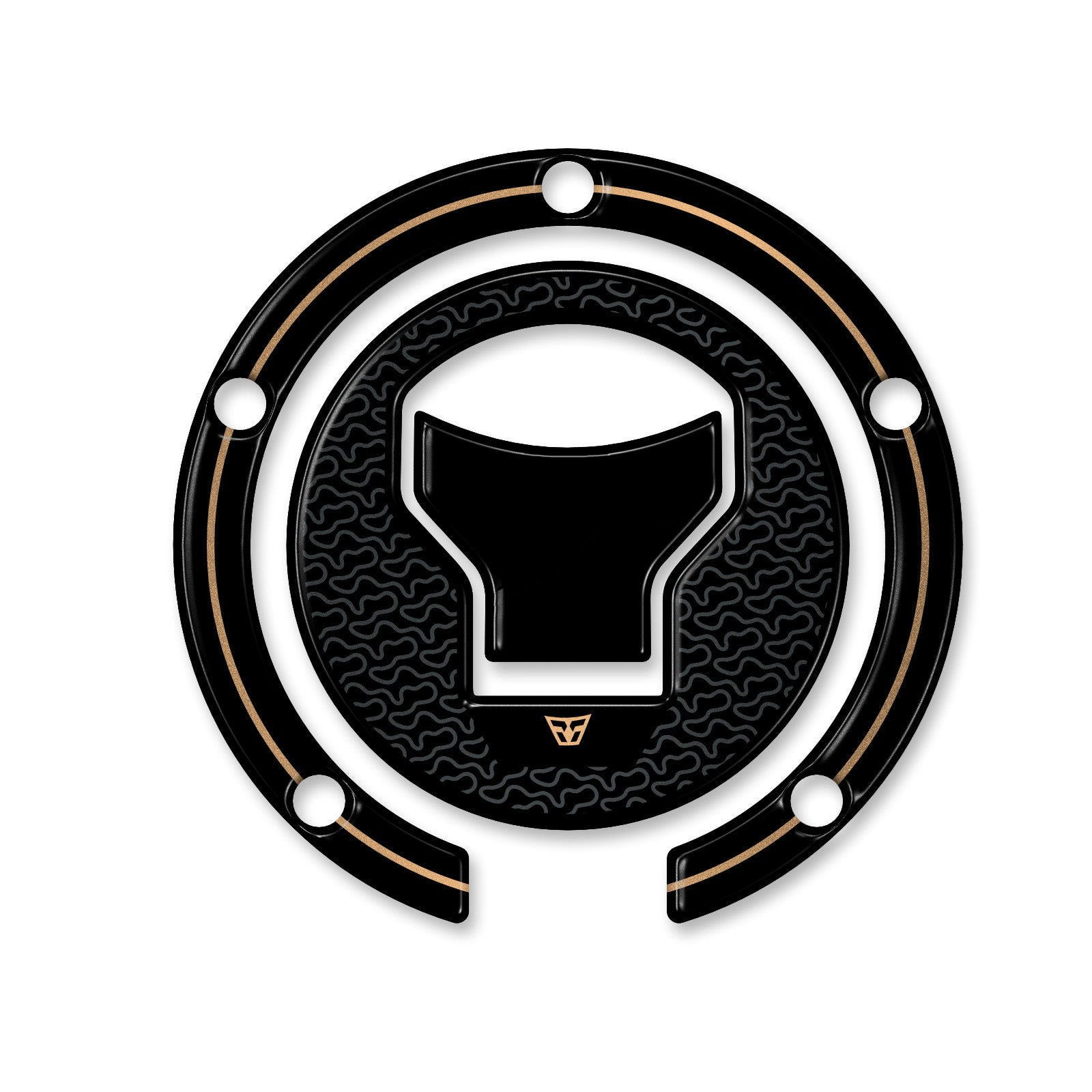 Resin Bike 3D Motorcycle Stickers - Fuel Cap | Honda CRF 1100 L Africa Twin Adventure Sports 2024>2025 RB-1000730000003 - Pyramid Motorcycle Accessories