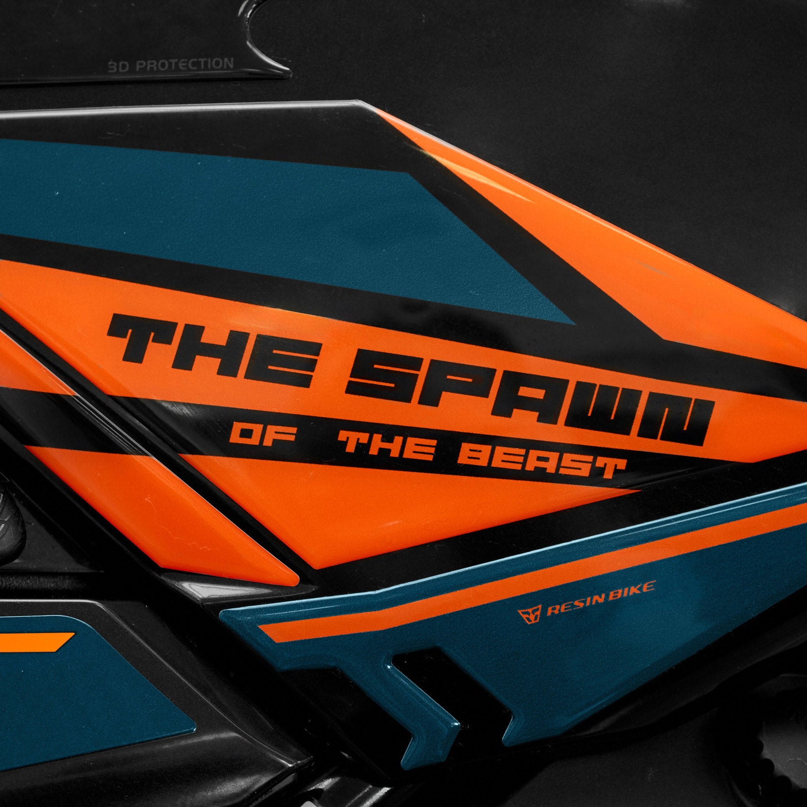 Resin Bike 3D Motorcycle Stickers - Tank Sides | KTM 125 Duke 2024>2025 - Pyramid Motorcycle Accessories