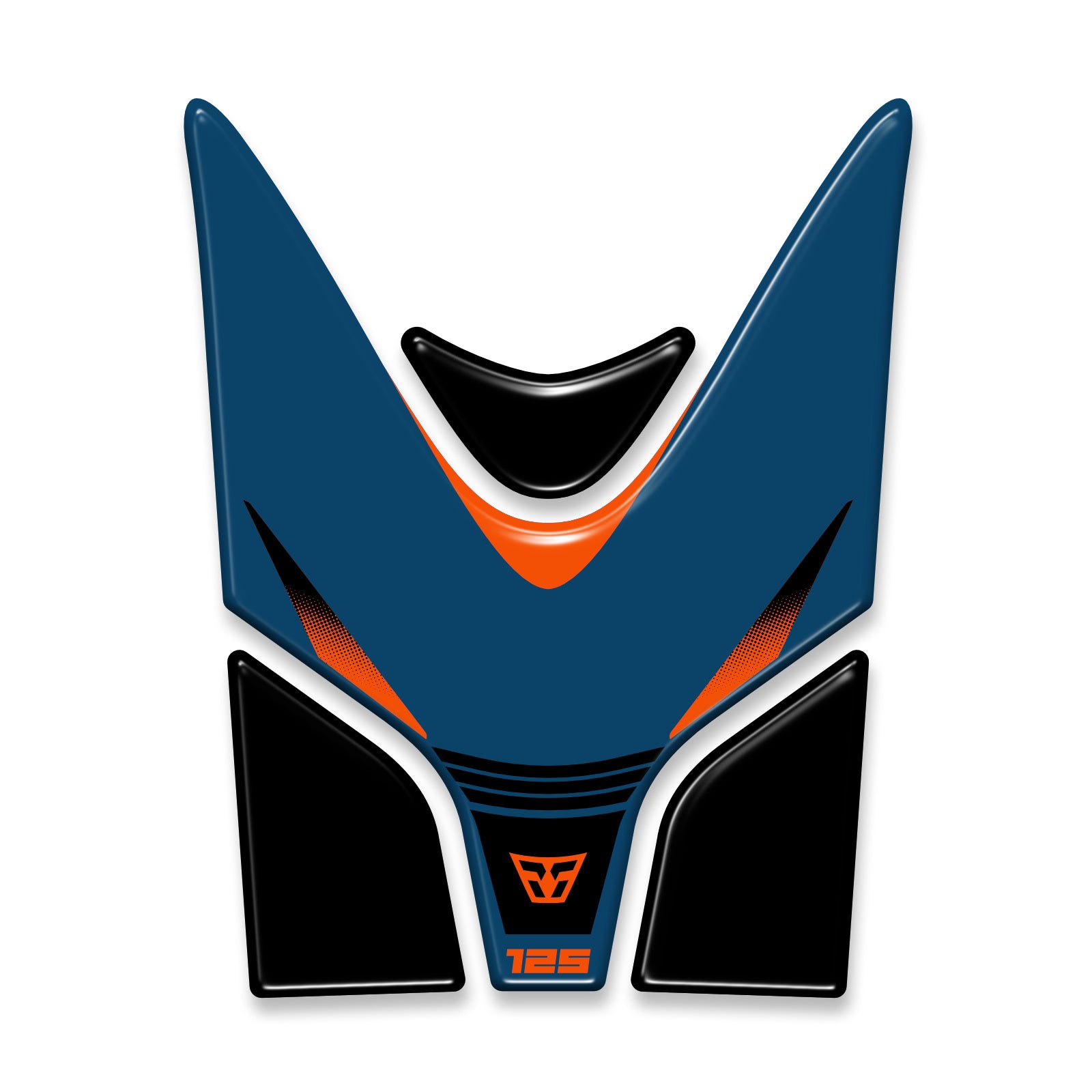 Resin Bike 3D Motorcycle Stickers - Tank Pad | KTM 125/200/250/390 Duke 2024>2025 - Pyramid Motorcycle Accessories