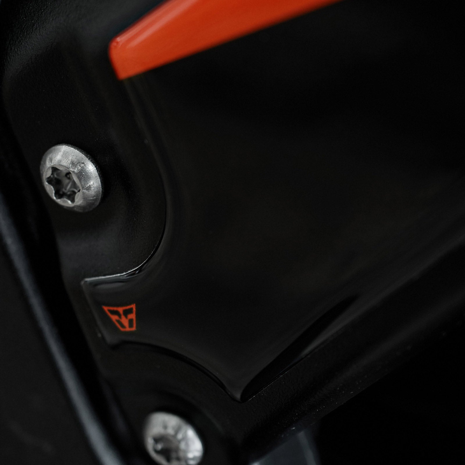 Resin Bike 3D Motorcycle Stickers - Heel Pads | KTM 990 Duke 2024>2026 - Pyramid Motorcycle Accessories
