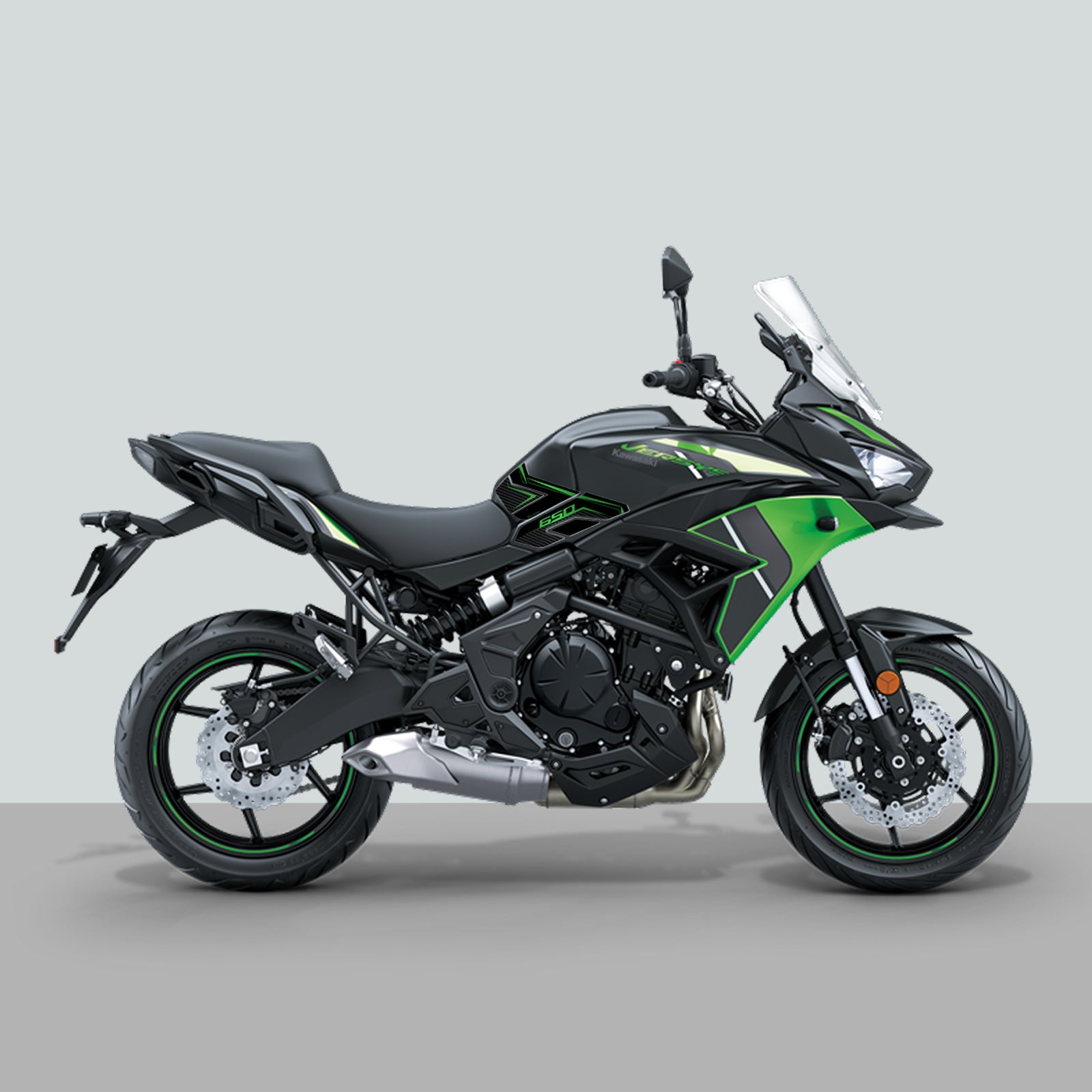 Resin Bike 3D Motorcycle Stickers - Basic Kit | Kawasaki Versys 650 2022>2026 RB-1000717800008 - Pyramid Motorcycle Accessories