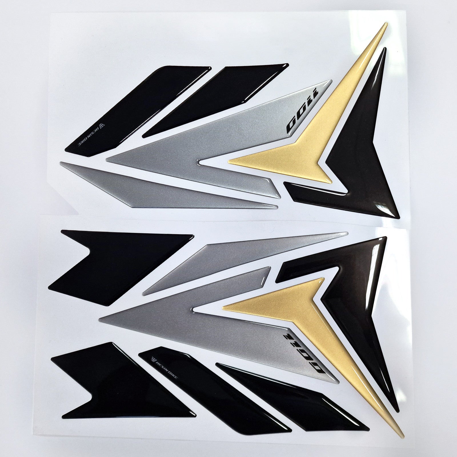 Resin Bike 3D Motorcycle Stickers - Tank Sides | Honda CRF 1100 L Africa Twin Adventure Sports 2024>2025 RB-1000729800003 - Pyramid Motorcycle Accessories