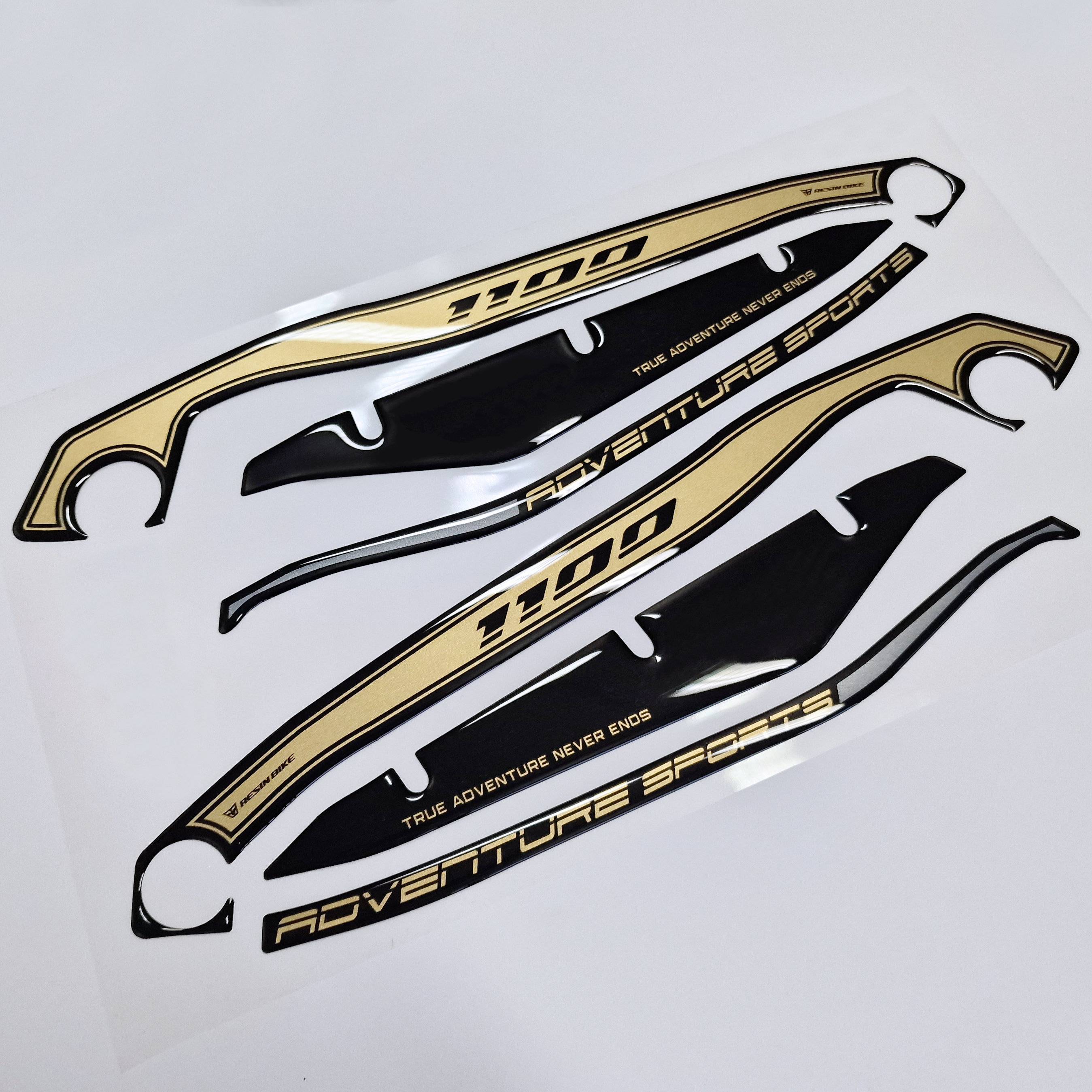 Resin Bike 3D Motorcycle Stickers - Handguards | Honda CRF 1100 L Africa Twin Adventure Sports 2024>2025 - Pyramid Motorcycle Accessories