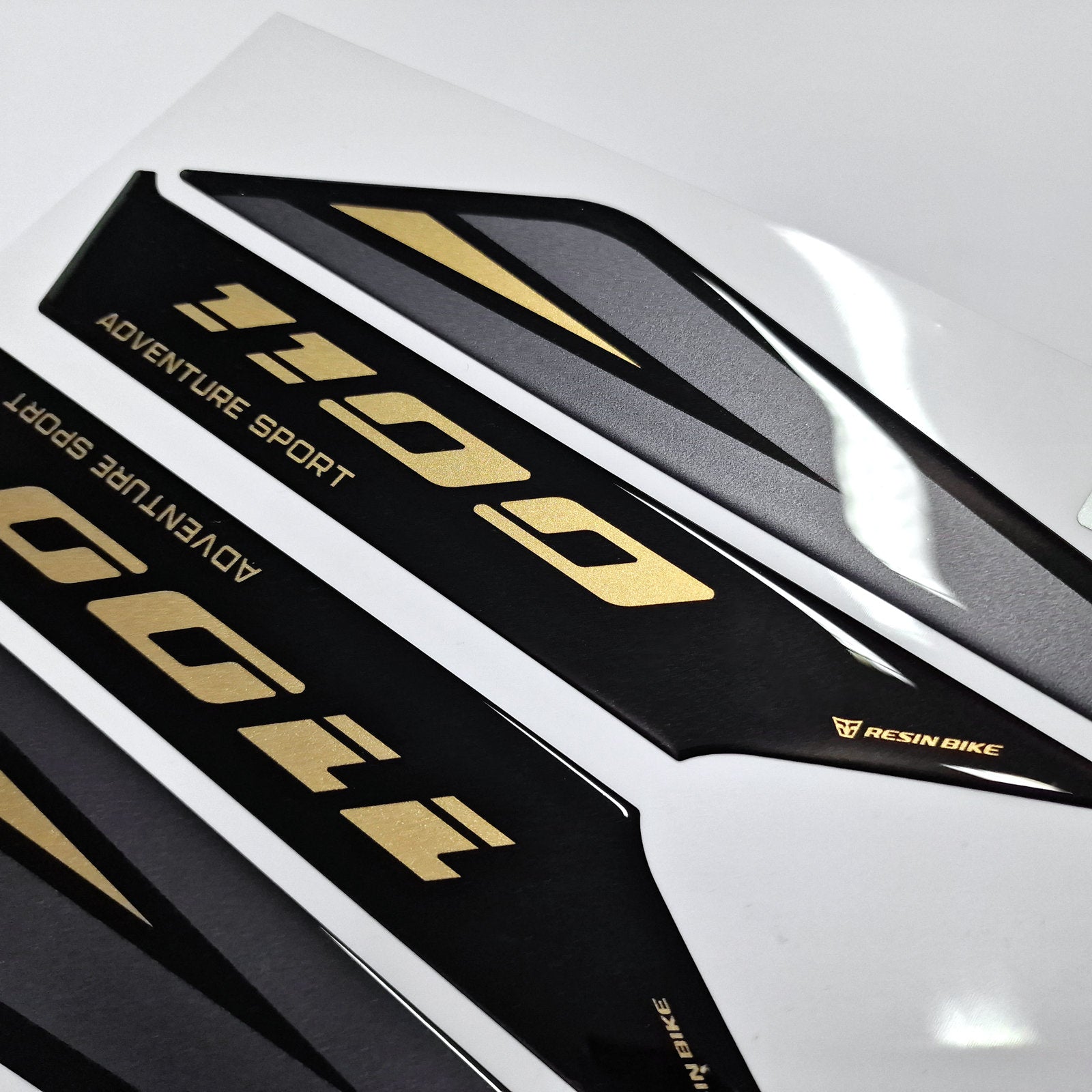 Resin Bike 3D Motorcycle Stickers - Front Fender Sides | Honda CRF 1100 L Africa Twin Adventure Sports 2024>2025 - Pyramid Motorcycle Accessories