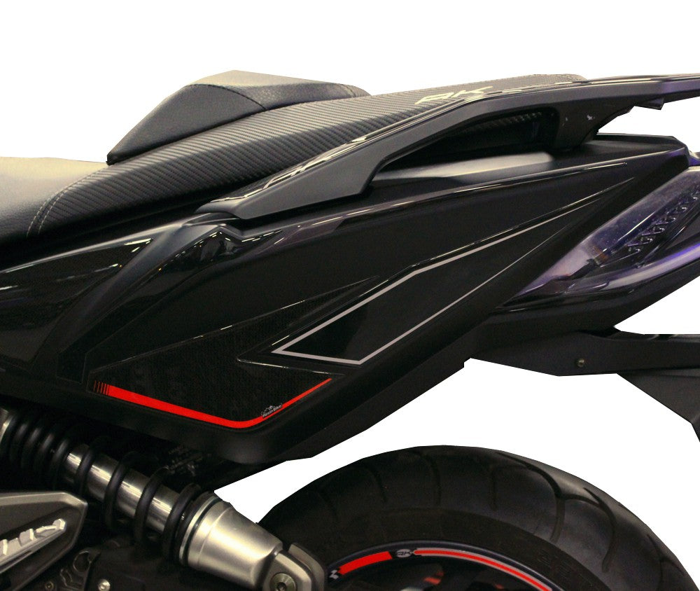 Resin Bike 3D Motorcycle Stickers - Underseat | Kymco AK 550 2017>2026 RB-12353071 - Pyramid Motorcycle Accessories