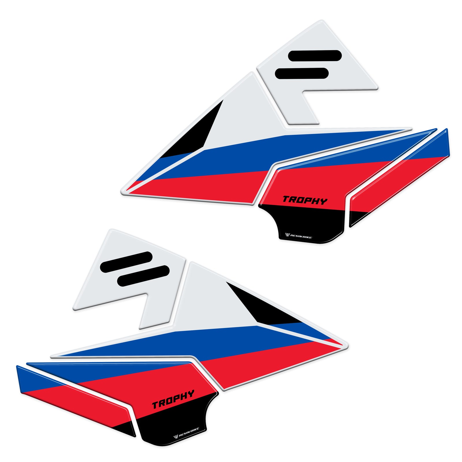 Resin Bike 3D Motorcycle Stickers - Tank Sides | BMW F 900 GS 2024>2026 RB-1000745300006 - Pyramid Motorcycle Accessories