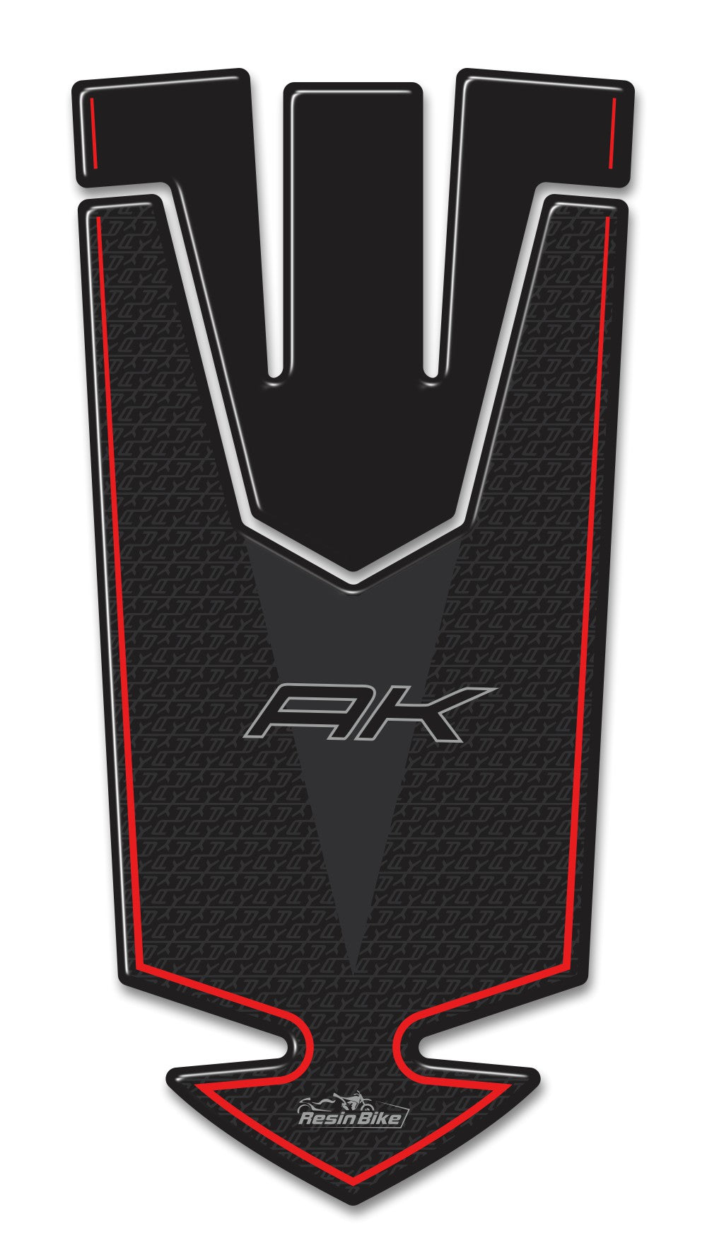 Resin Bike 3D Motorcycle Stickers - Key Area | Kymco AK 550 2018>2026 - Pyramid Motorcycle Accessories