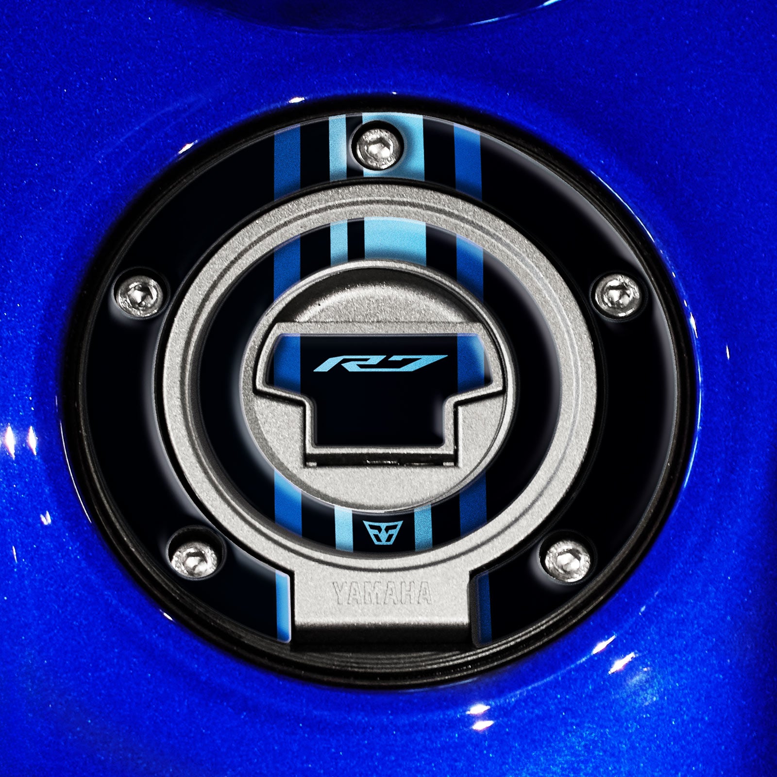 Resin Bike 3D Motorcycle Stickers - Fuel Cap | Yamaha YZF-R7 2021>2025 RB-1000715900007 - Pyramid Motorcycle Accessories