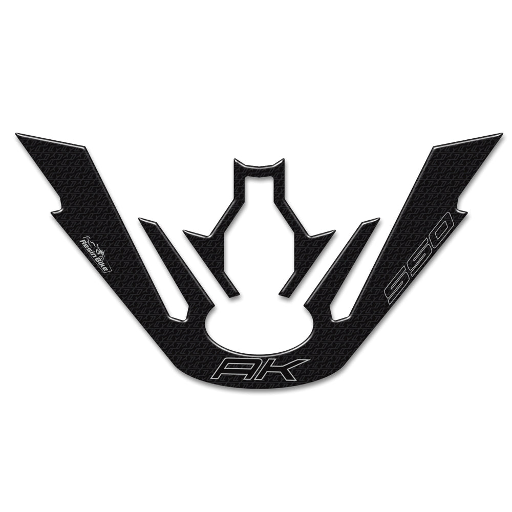 Resin Bike 3D Motorcycle Stickers - Windshield | Kymco AK 550 2018>2026 - Pyramid Motorcycle Accessories