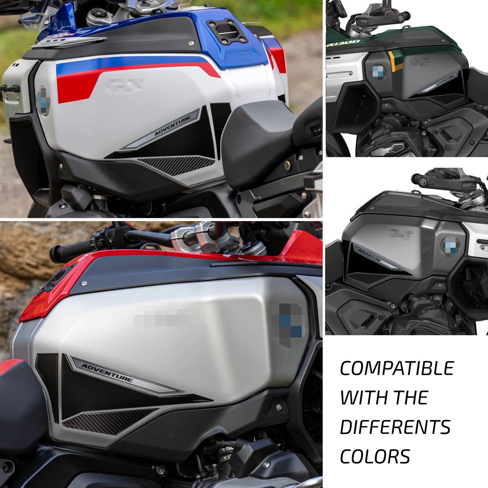 Resin Bike 3D Motorcycle Stickers - Tank Sides | BMW R 1300 GS Adventure 2025>2026 RB-1000748600004 - Pyramid Motorcycle Accessories