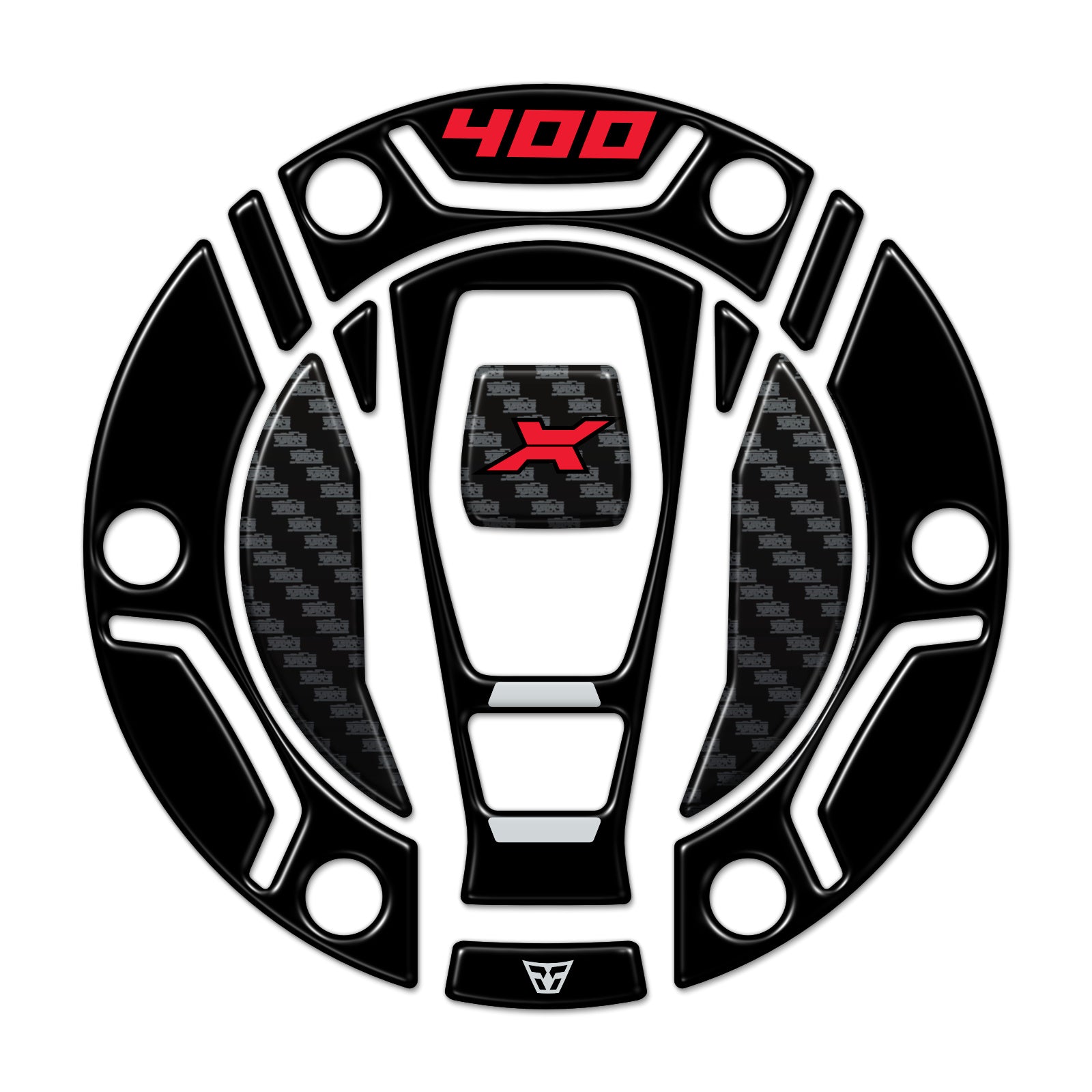 Resin Bike 3D Motorcycle Stickers - Frontal Area | BMW C 400 X 2020>2026 - Pyramid Motorcycle Accessories