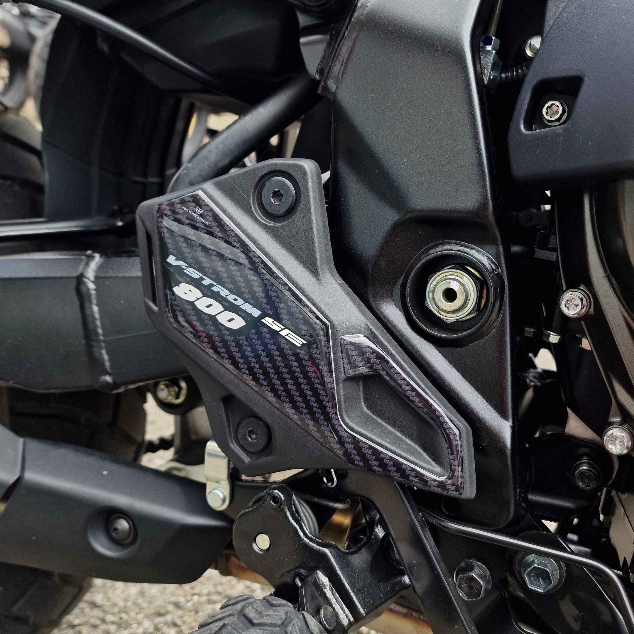 Resin Bike 3D Motorcycle Stickers - Heel Pads | Suzuki V-Strom 800DE 2023>2025 RB-1000750000007 - Pyramid Motorcycle Accessories