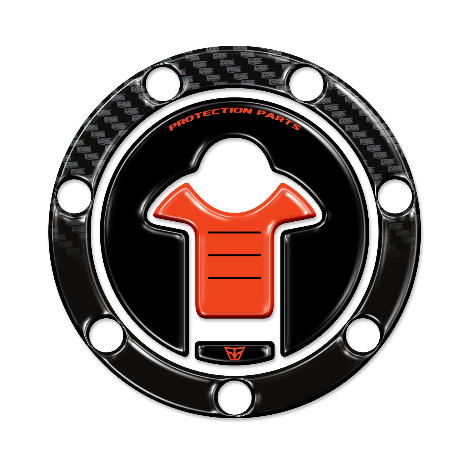 Resin Bike 3D Motorcycle Stickers - Fuel Cap | KTM 790 / 890 Duke 2022>2026 - Pyramid Motorcycle Accessories