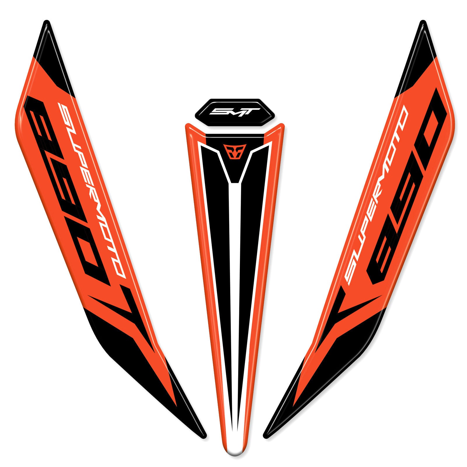 Resin Bike 3D Motorcycle Stickers - Front Fender | KTM 890 SMT 2023>Current - Pyramid Motorcycle Accessories