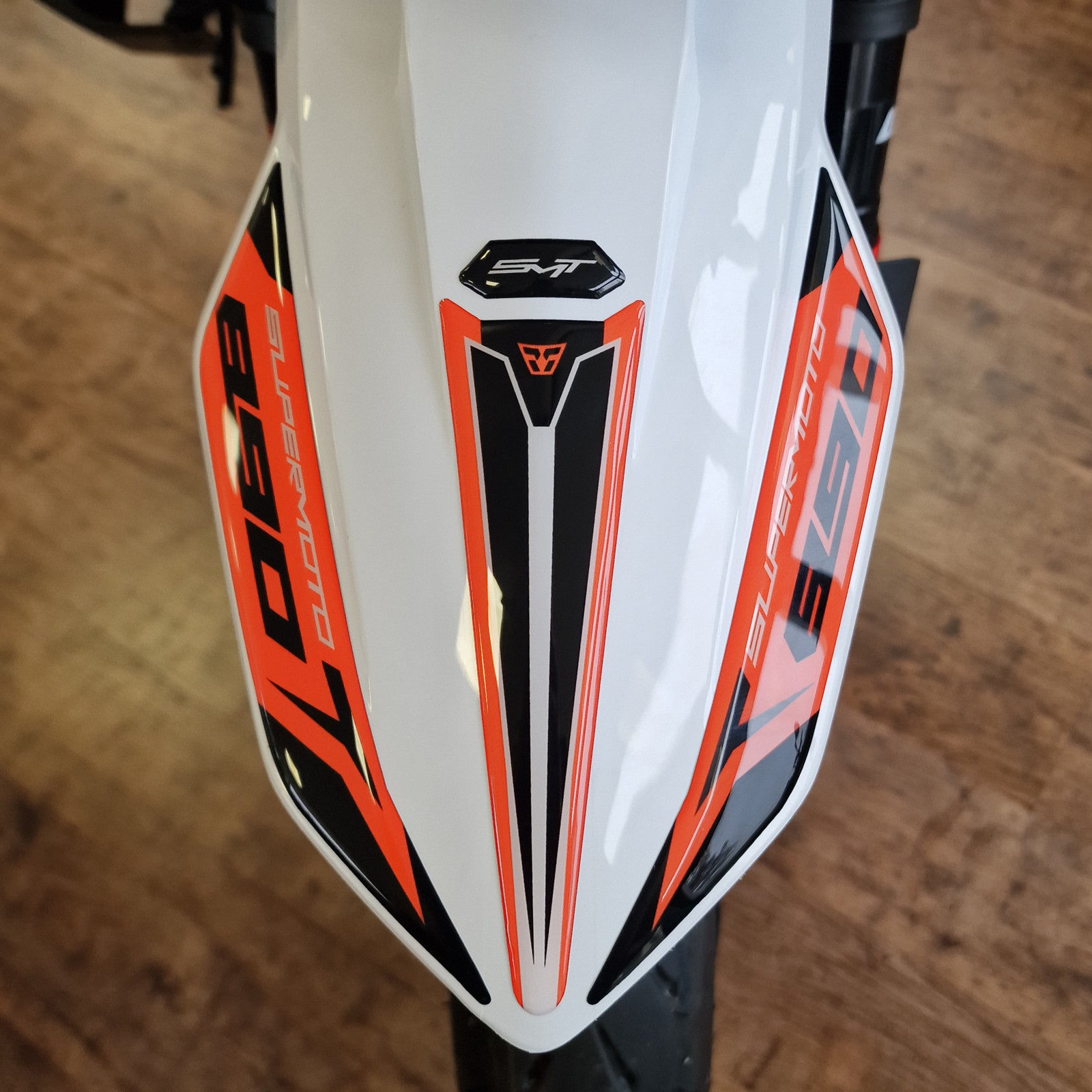 Resin Bike 3D Motorcycle Stickers - Front Fender | KTM 890 SMT 2023>Current - Pyramid Motorcycle Accessories