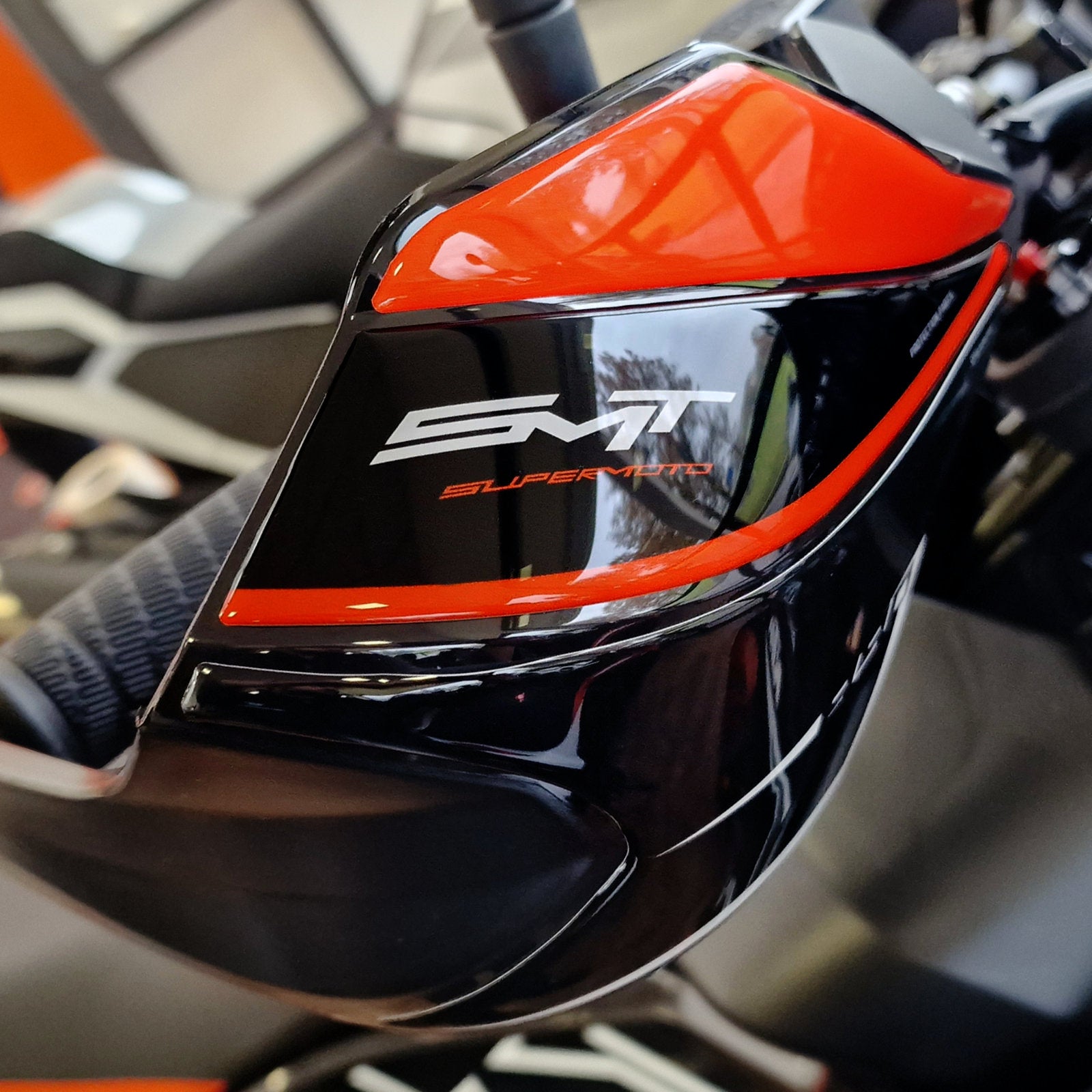 Resin Bike 3D Motorcycle Stickers - Handguards | KTM 890 SMT 2017>2020 - Pyramid Motorcycle Accessories