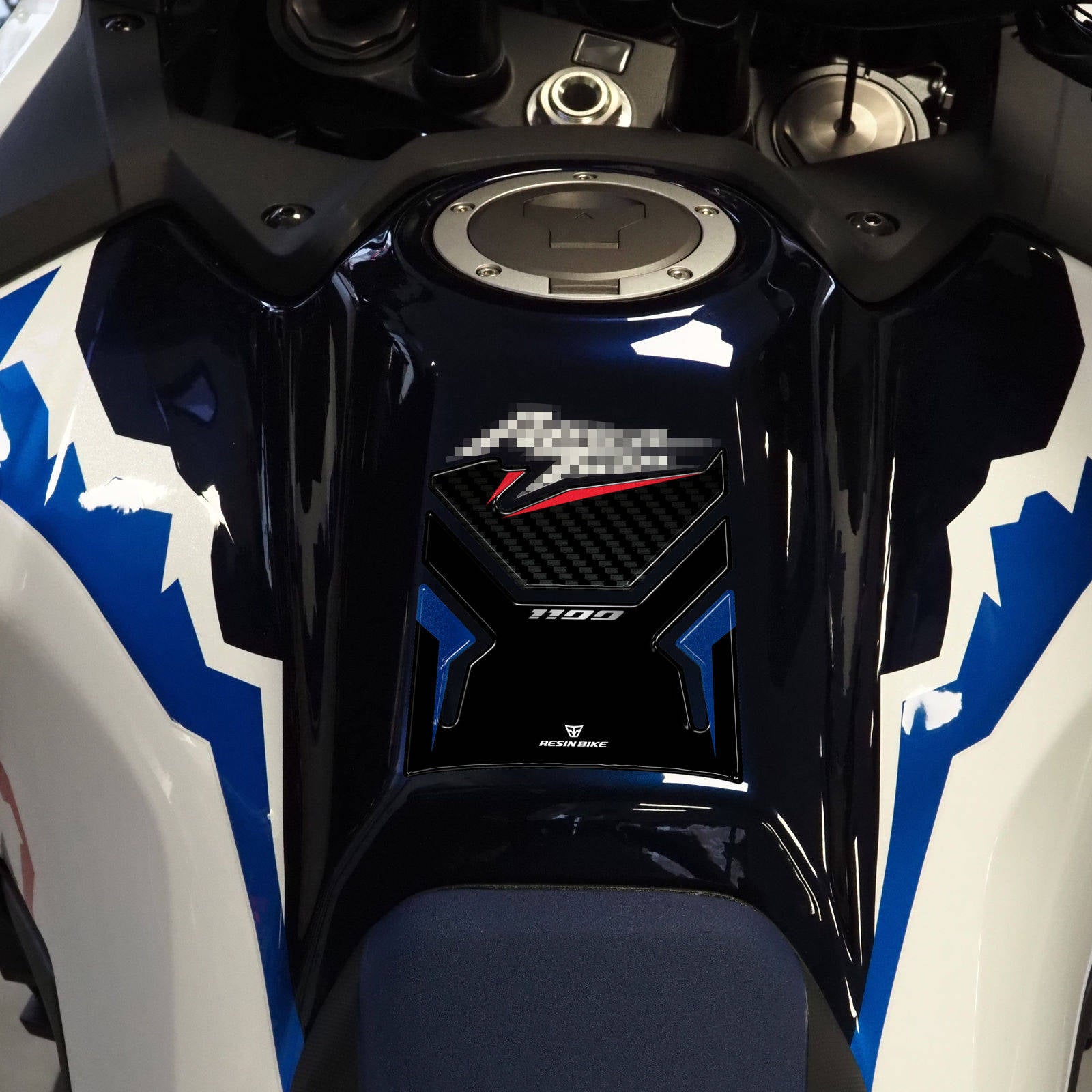 Resin Bike 3D Motorcycle Stickers - Tank Pad | Honda CRF 1100 L Africa Twin 2024>2026 RB-1000756100008 - Pyramid Motorcycle Accessories