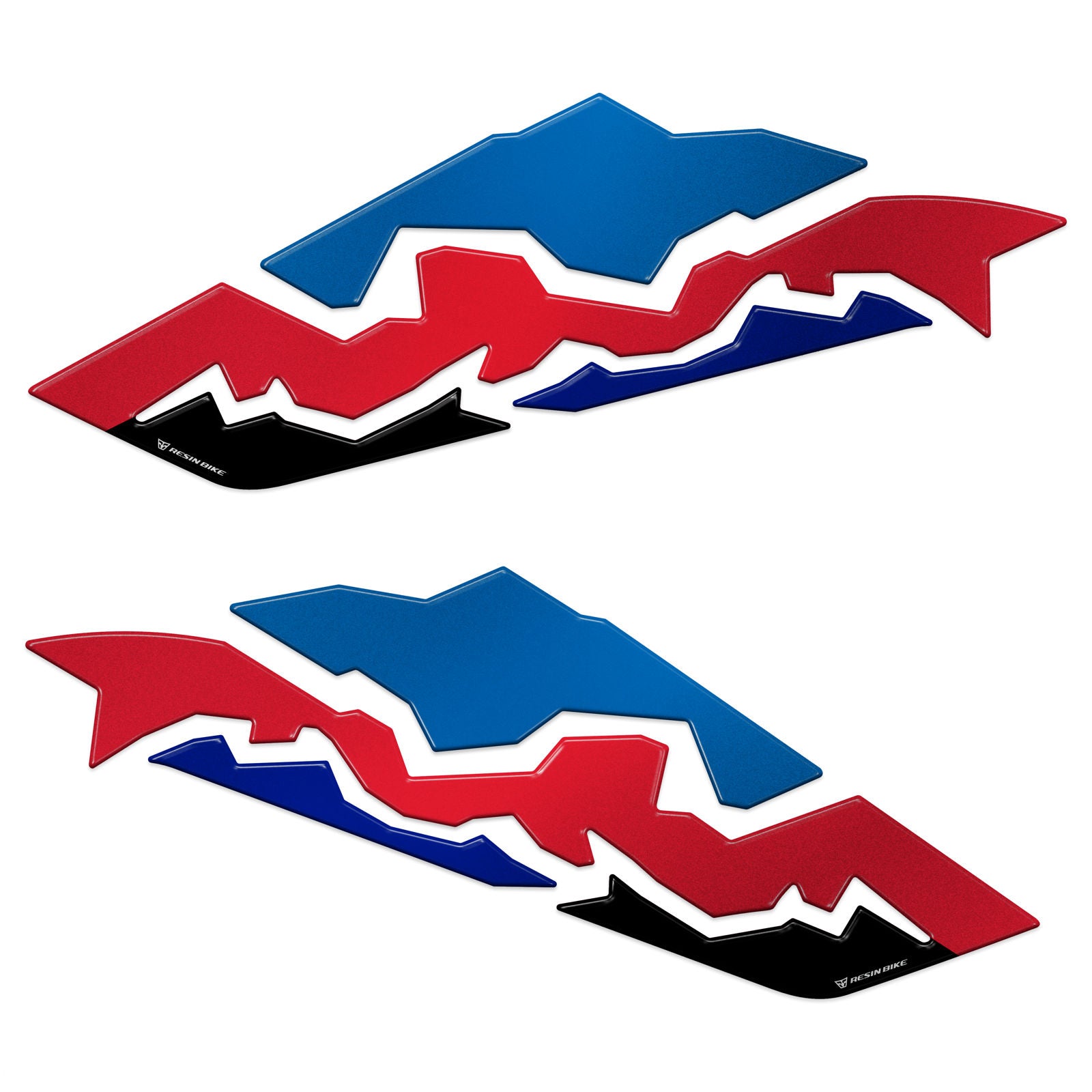 Resin Bike 3D Motorcycle Stickers - Tank Sides | Honda CRF 1100 L Africa Twin 2024>2026 - Pyramid Motorcycle Accessories