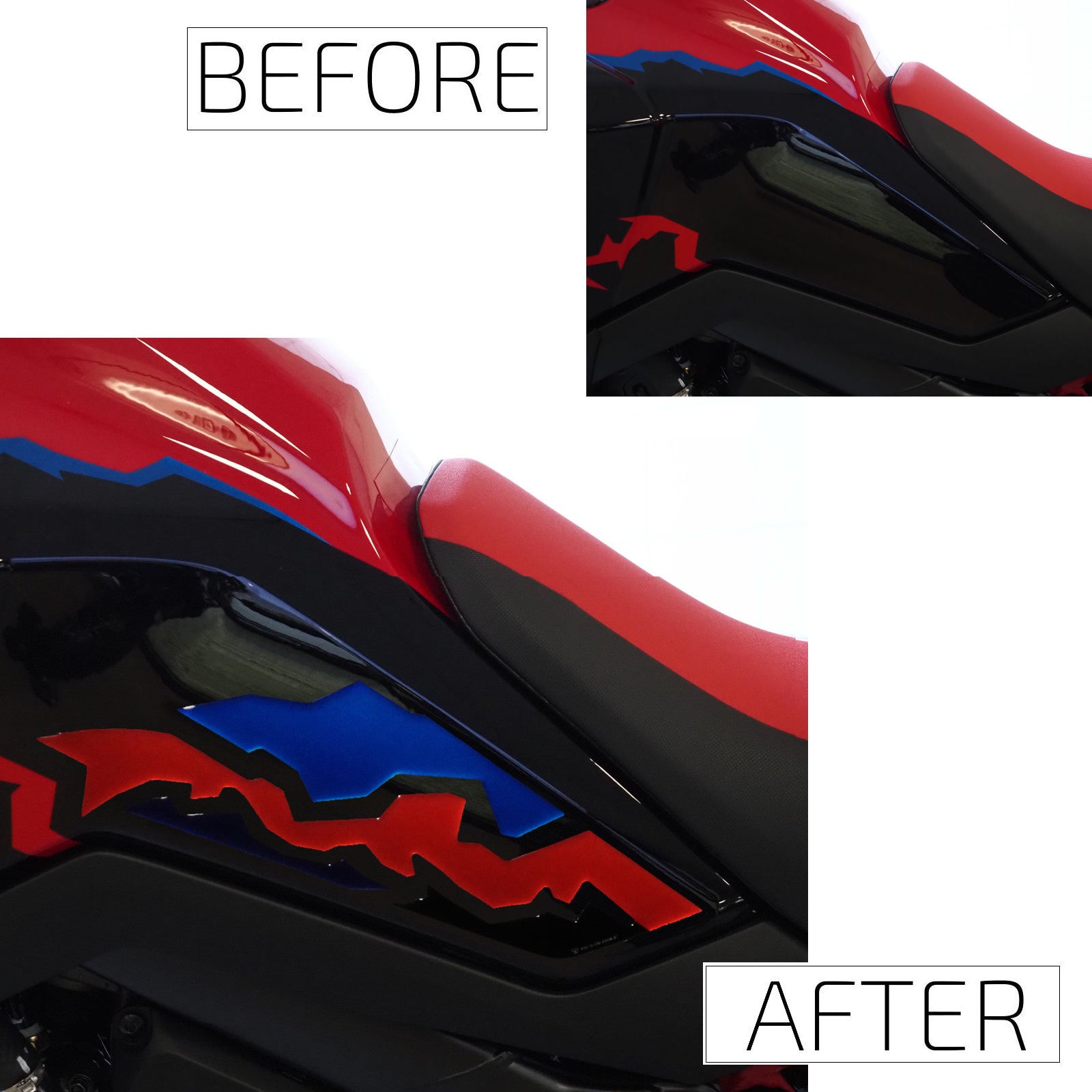 Resin Bike 3D Motorcycle Stickers - Tank Sides | Honda CRF 1100 L Africa Twin 2024>2026 - Pyramid Motorcycle Accessories