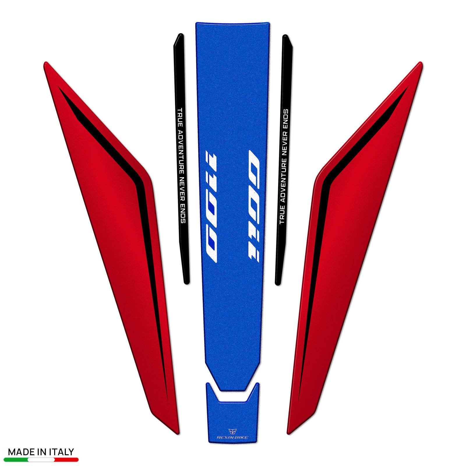 Resin Bike 3D Motorcycle Stickers - Front Fender | Honda CRF 1100 L Africa Twin 2022>2025 - Pyramid Motorcycle Accessories