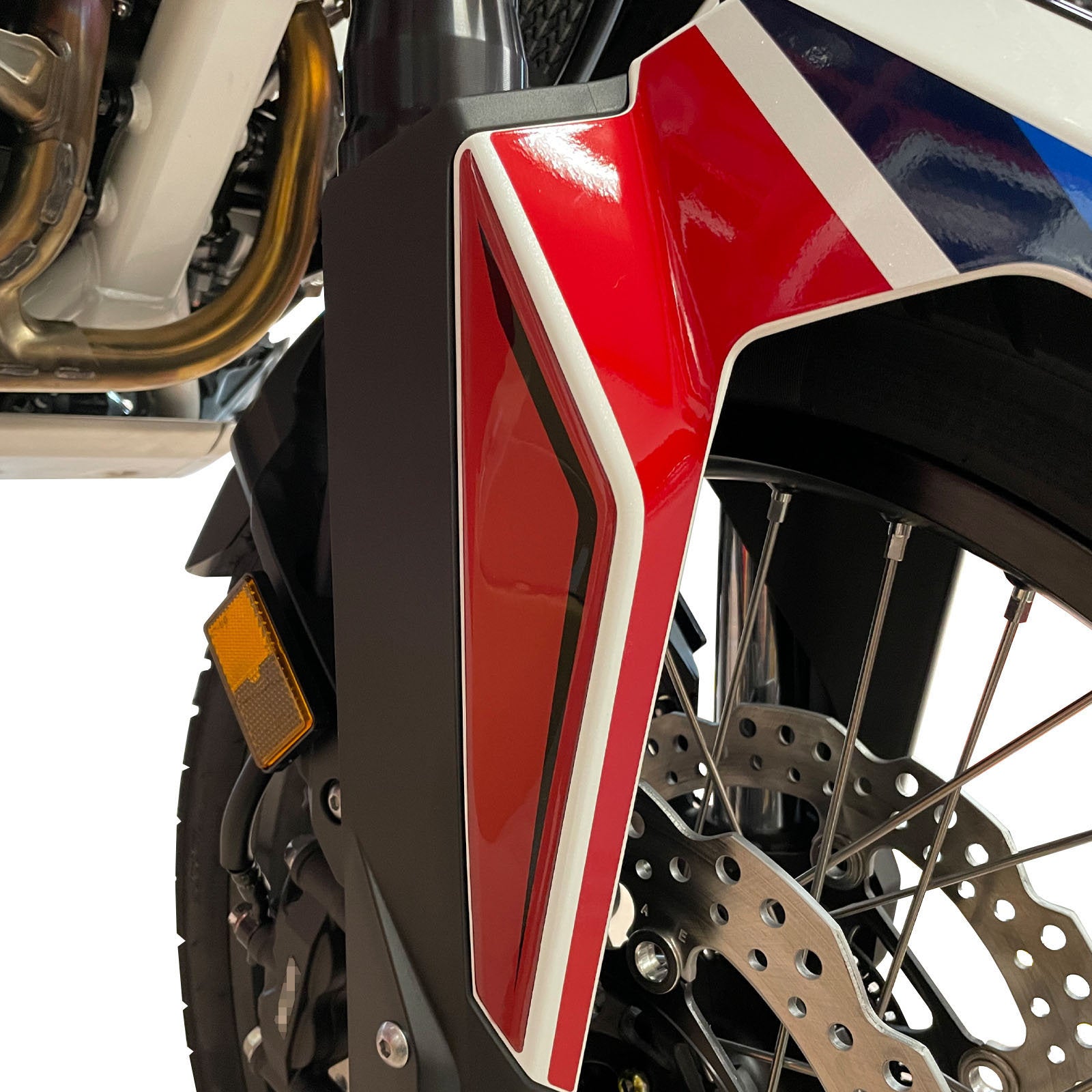 Resin Bike 3D Motorcycle Stickers - Front Fender | Honda CRF 1100 L Africa Twin 2022>2025 - Pyramid Motorcycle Accessories