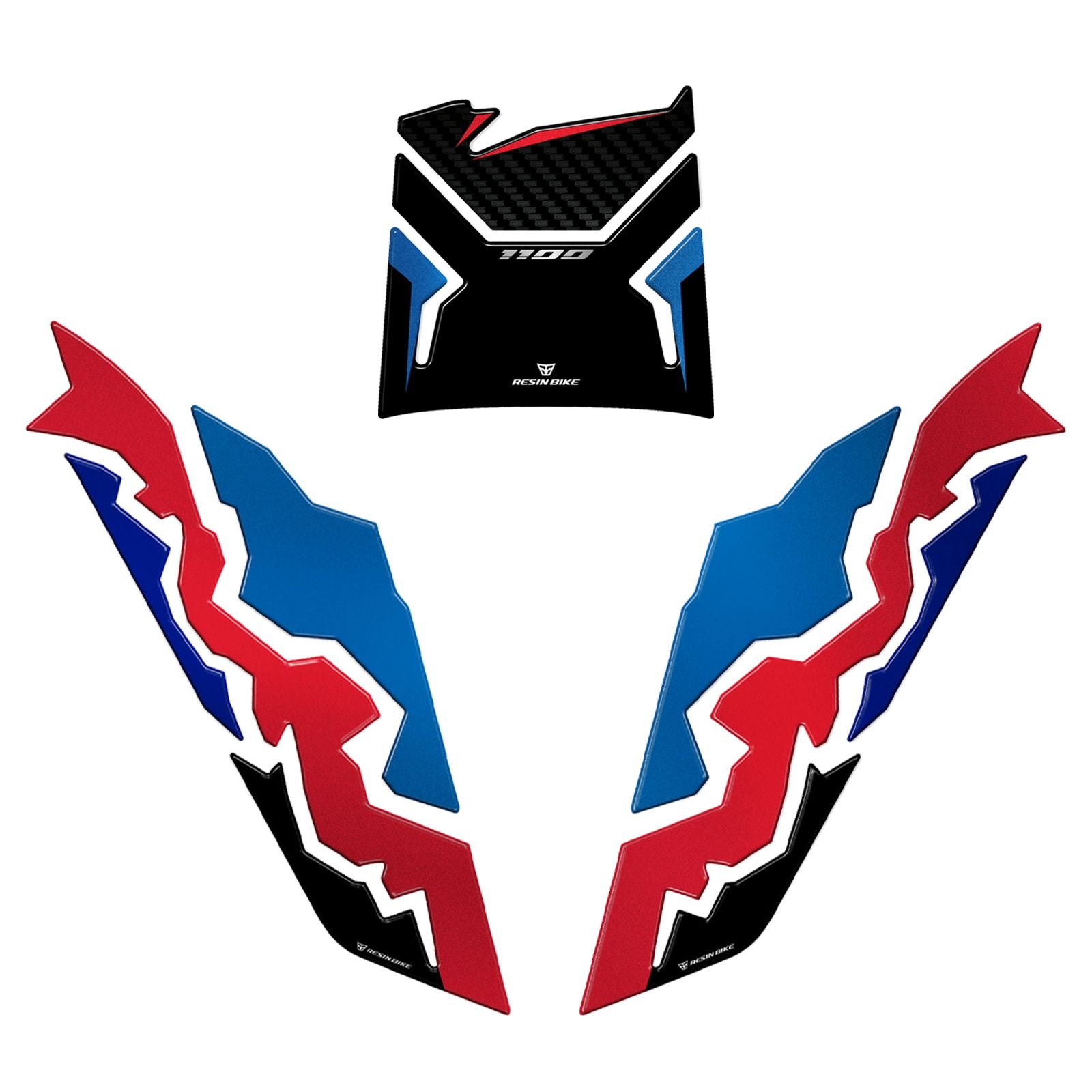 Resin Bike 3D Motorcycle Stickers - Basic Kit | Honda CRF 1100 L Africa Twin 2024>2026 RB-1000756600003 - Pyramid Motorcycle Accessories