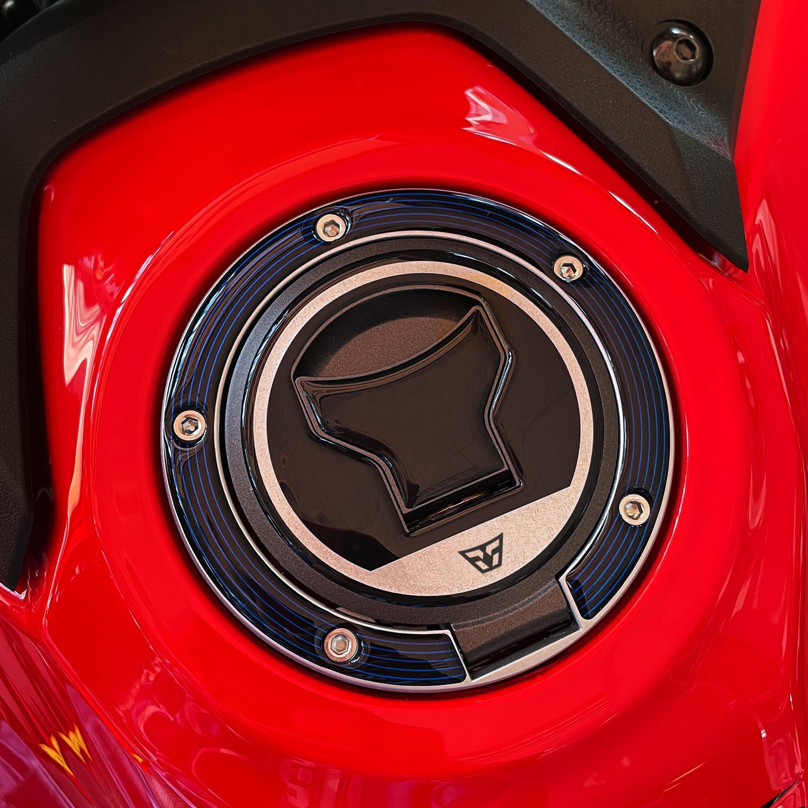 Resin Bike 3D Motorcycle Stickers - Fuel Cap | Honda CRF 1100 L Africa Twin 2023>2026 - Pyramid Motorcycle Accessories