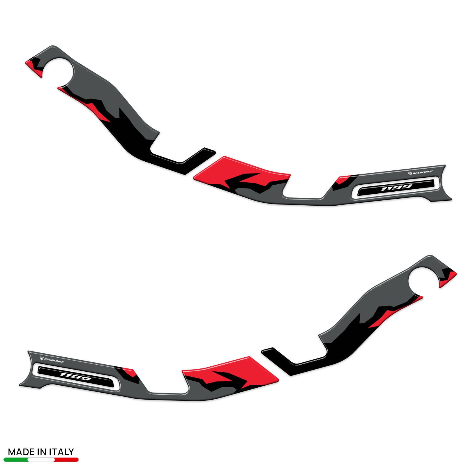 Resin Bike 3D Motorcycle Stickers - Handguards | Honda CRF 1100 L Africa Twin 2024>2026 RB-1000757400008 - Pyramid Motorcycle Accessories