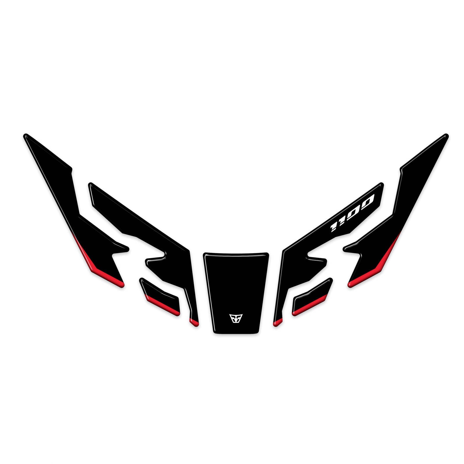 Resin Bike 3D Motorcycle Stickers - Windshield | Honda CRF 1100 L Africa Twin 2024>2026RB-1000757500005 - Pyramid Motorcycle Accessories