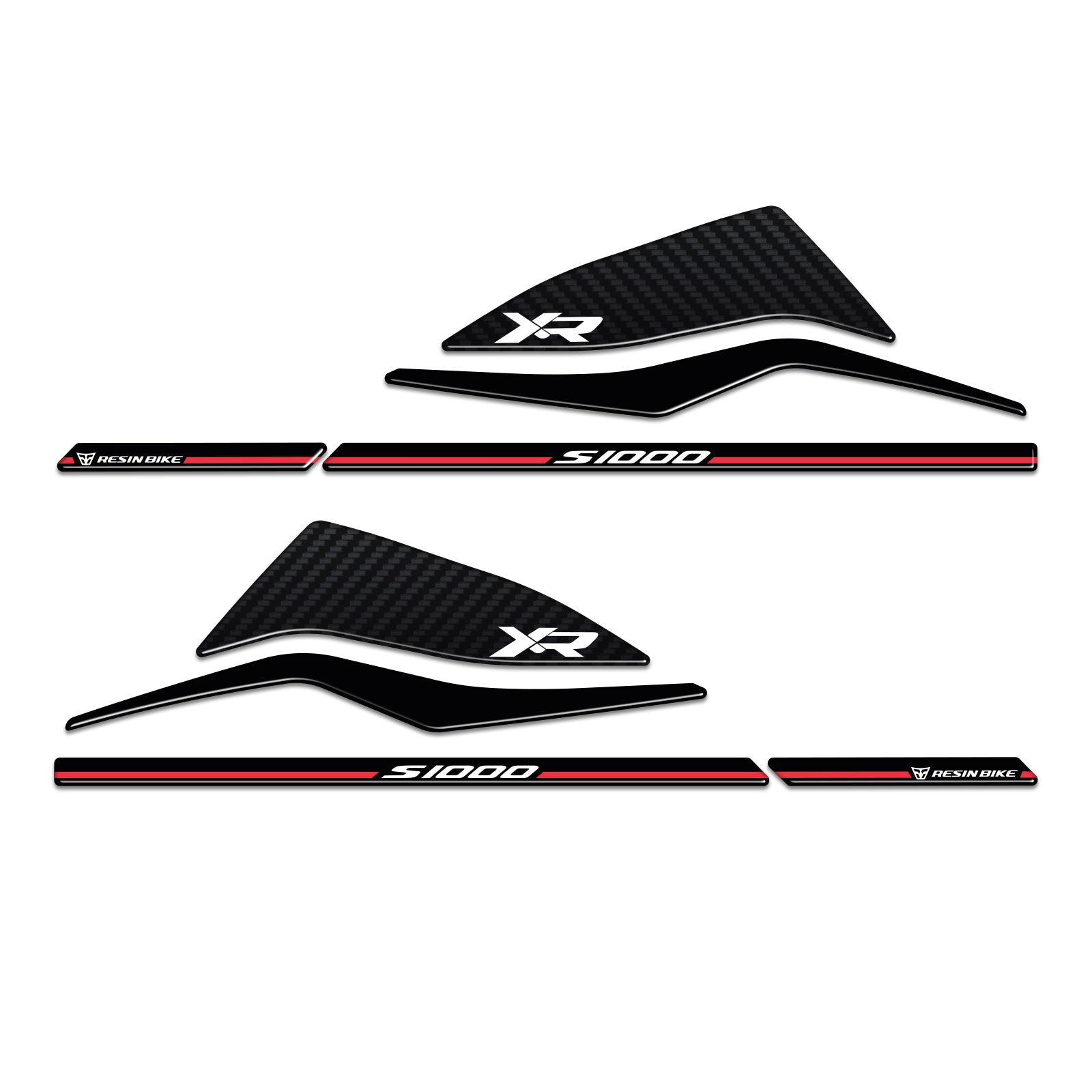 Resin Bike 3D Motorcycle Stickers - Handguards | BMW S 1000 XR 2020>2025 - Pyramid Motorcycle Accessories