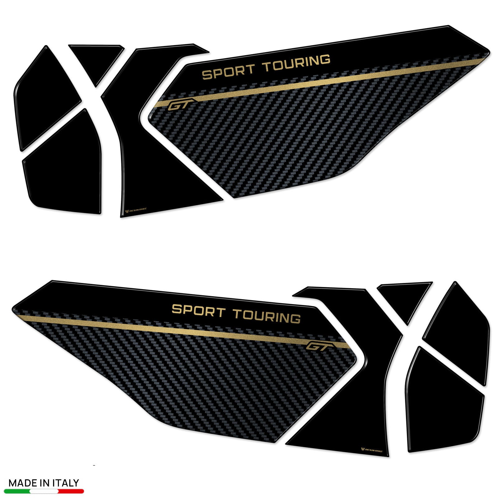 Resin Bike 3D Motorcycle Stickers - Tank Sides | Yamaha Tracer 9 GT 2025>Current - Pyramid Motorcycle Accessories