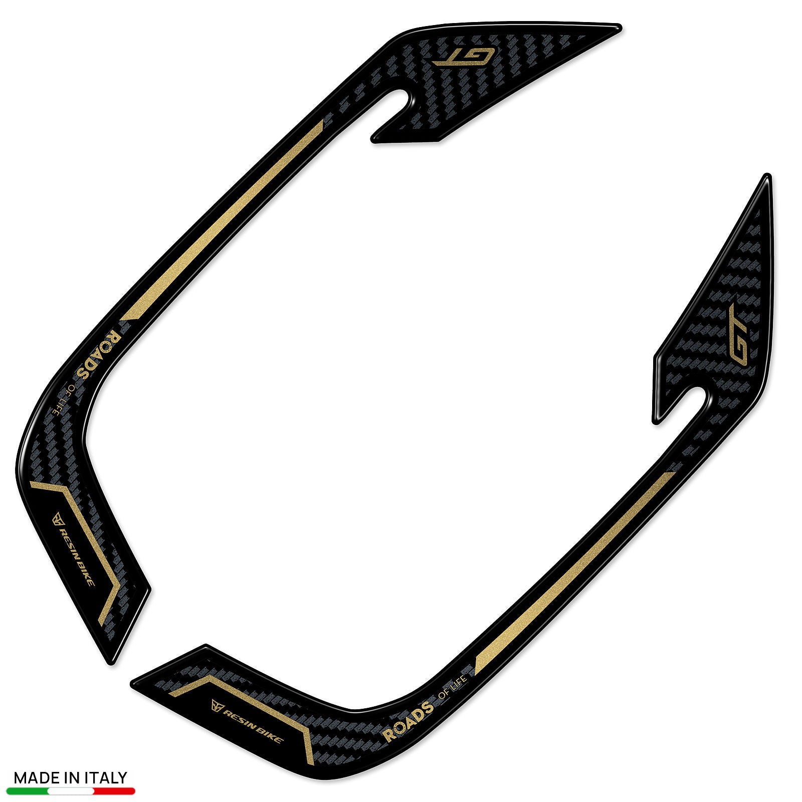 Resin Bike 3D Motorcycle Stickers - Passenger Handles | Yamaha Tracer 9 GT 2025>Current - Pyramid Motorcycle Accessories
