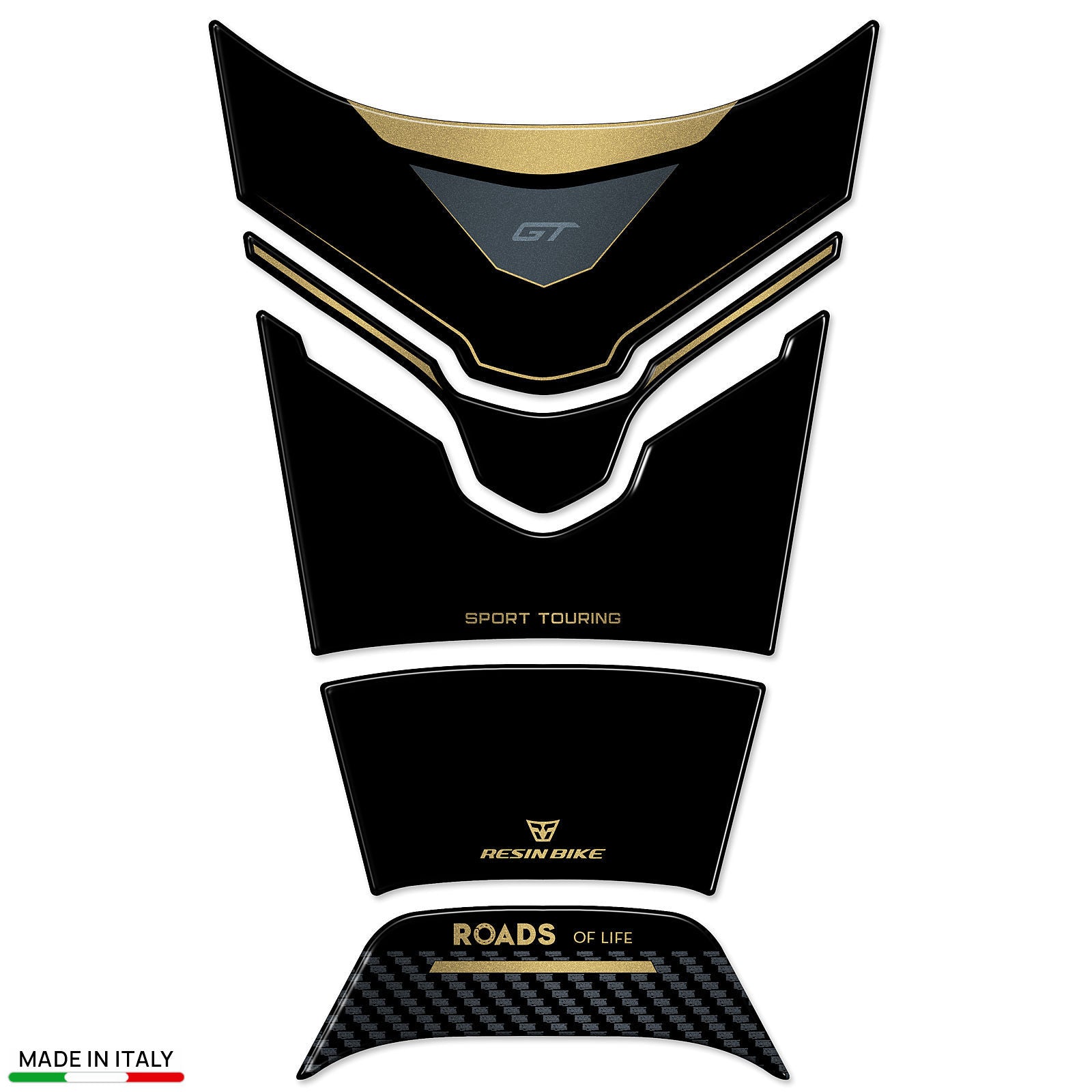 Resin Bike 3D Motorcycle Stickers - Tank Pad | Yamaha Tracer 9 GT 2025>Current - Pyramid Motorcycle Accessories